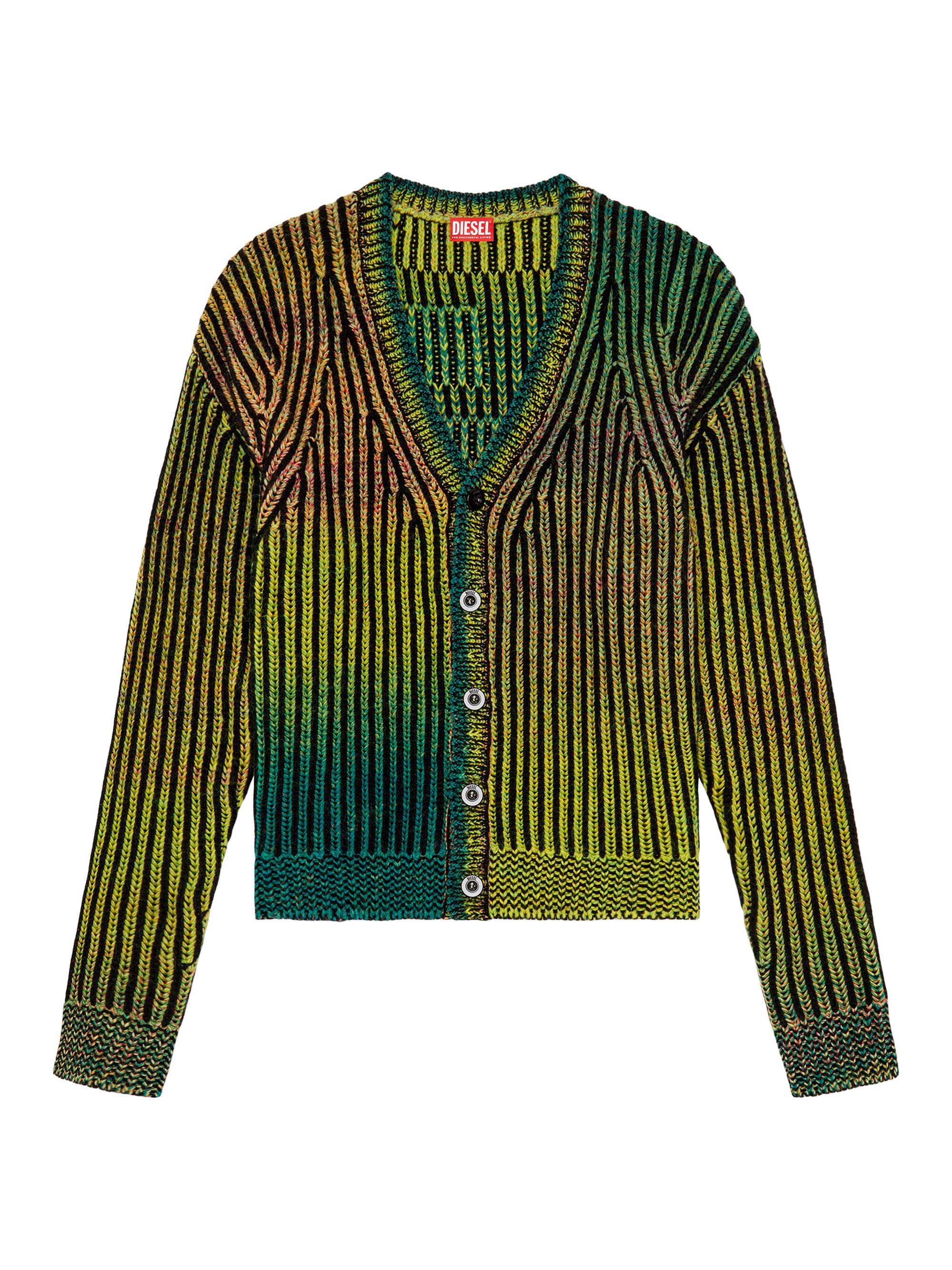 Diesel Men's Oakland Ombré Wool-Blend Cardigan - Green