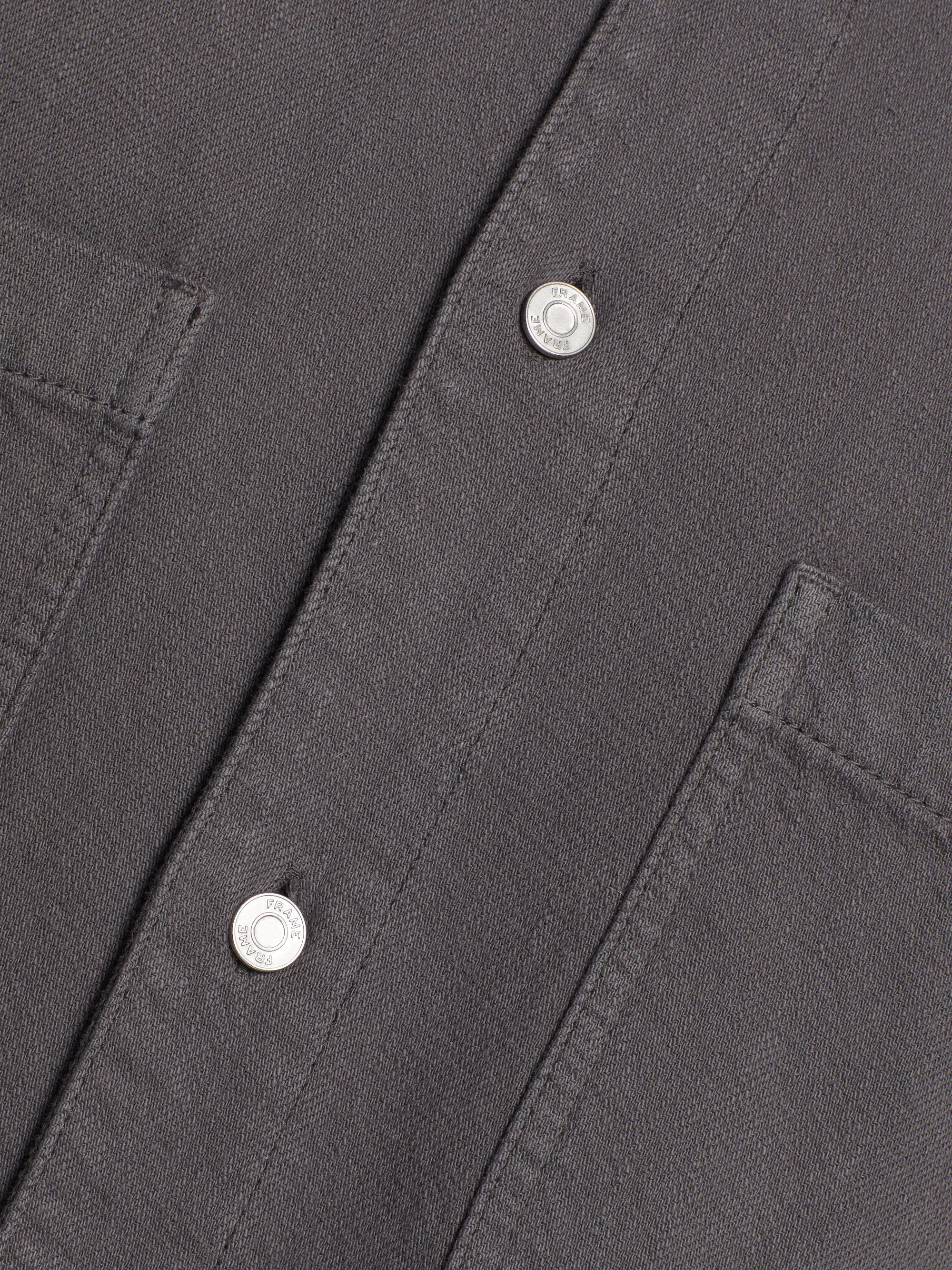 FRAME Textured Terry Double Pocket Relaxed Shirt | Saks Fifth Avenue