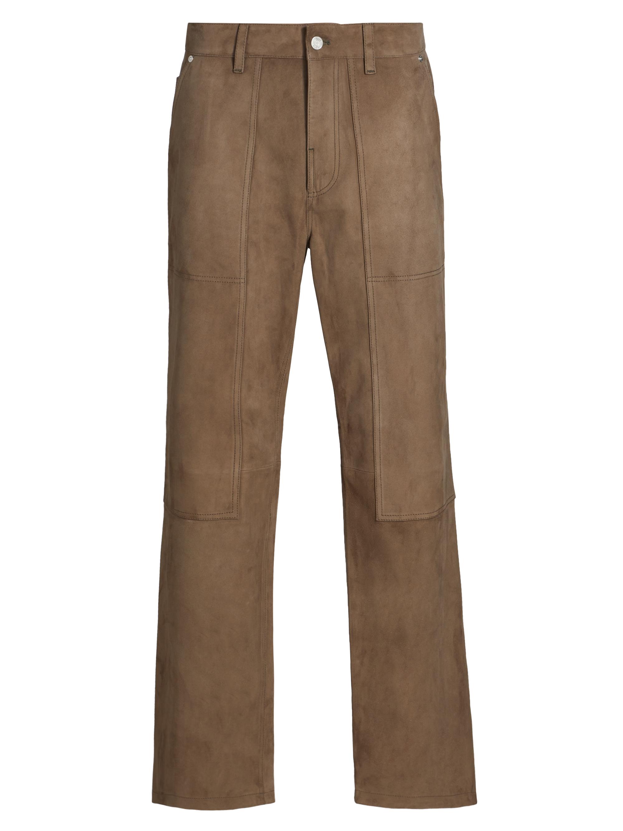 未使用 POST O'ALLS Brown Suede Pants USA製 未使用 POST O'ALLS Brown Suede Pants USA製 未使用 POST O'ALLS