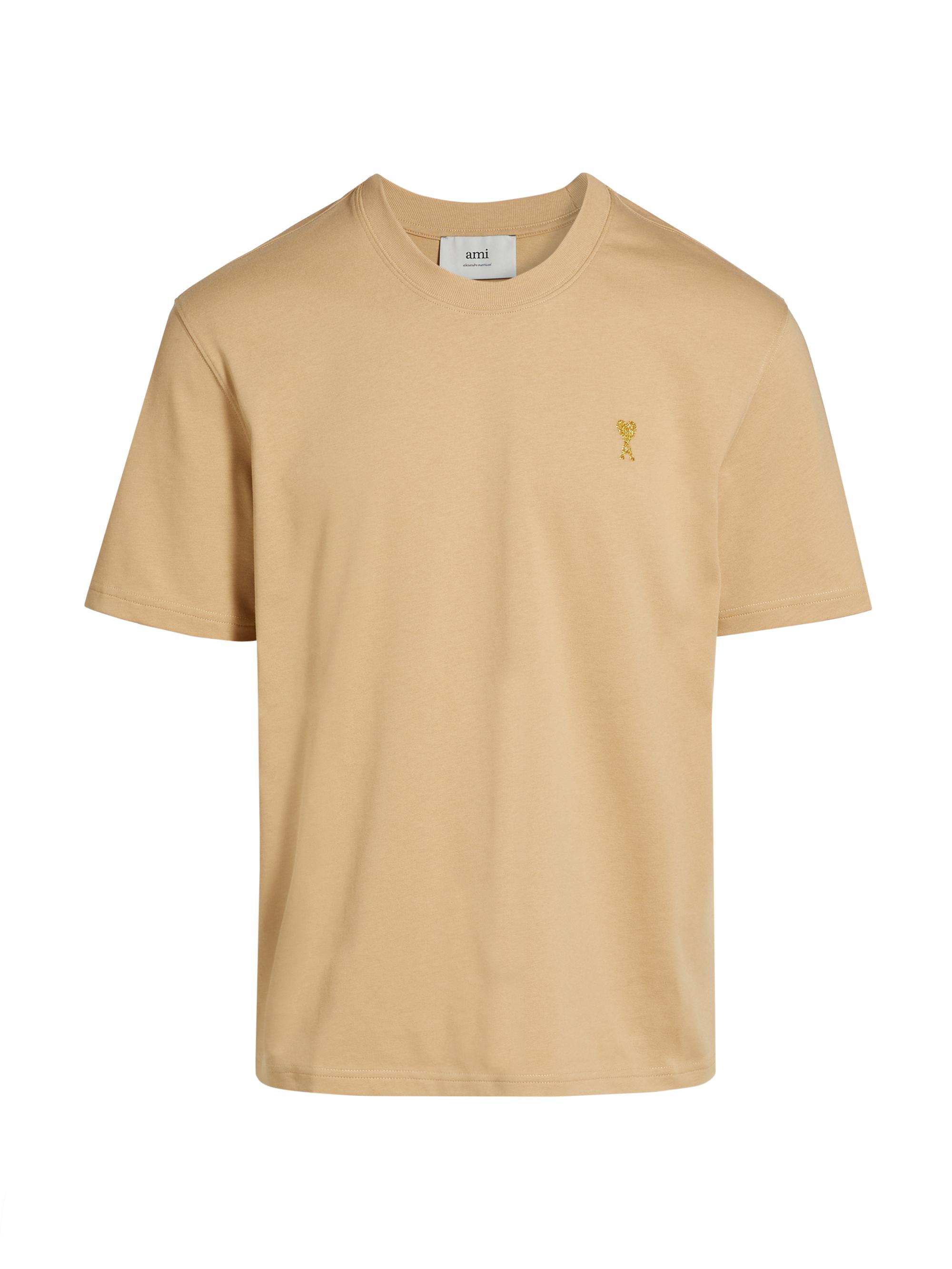 AMI Paris Logo-Embroidered Stretch-Cotton Hoodie | Saks