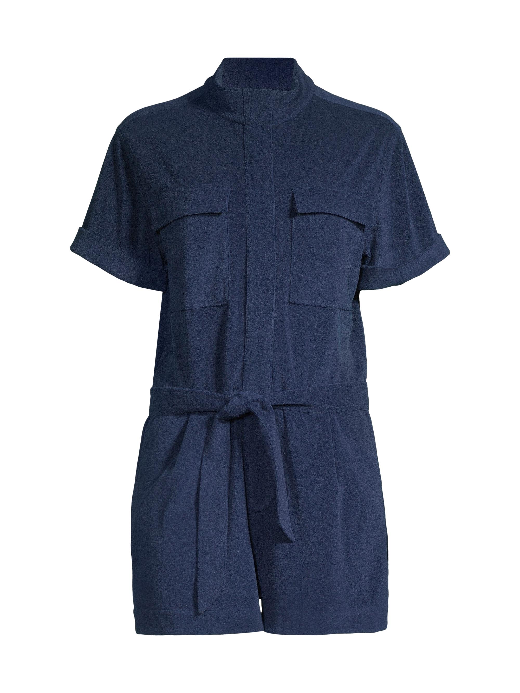 Greyson Women's Dune Tie-Waist Jumpsuit - Maltese Blue