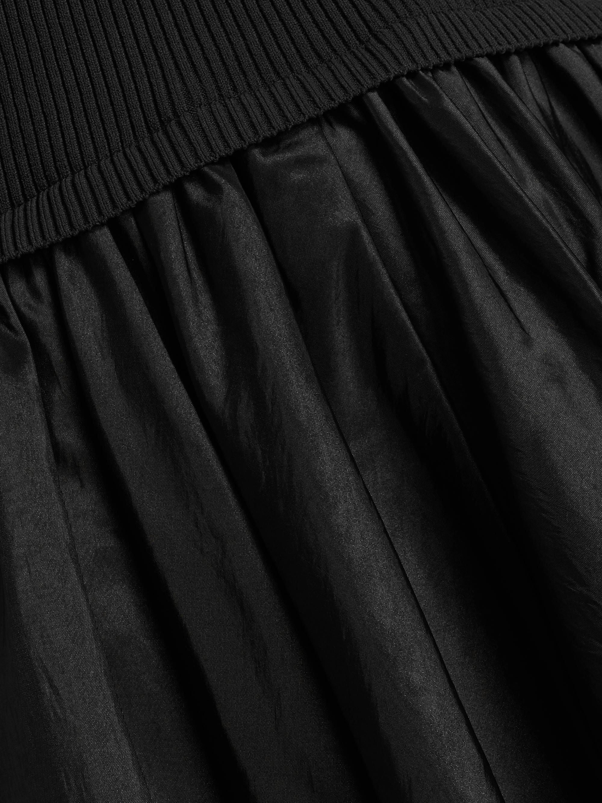 SIMKHAI Kenlie Mixed-Media Bubble Skirt Midi-Dress | Saks Fifth Avenue