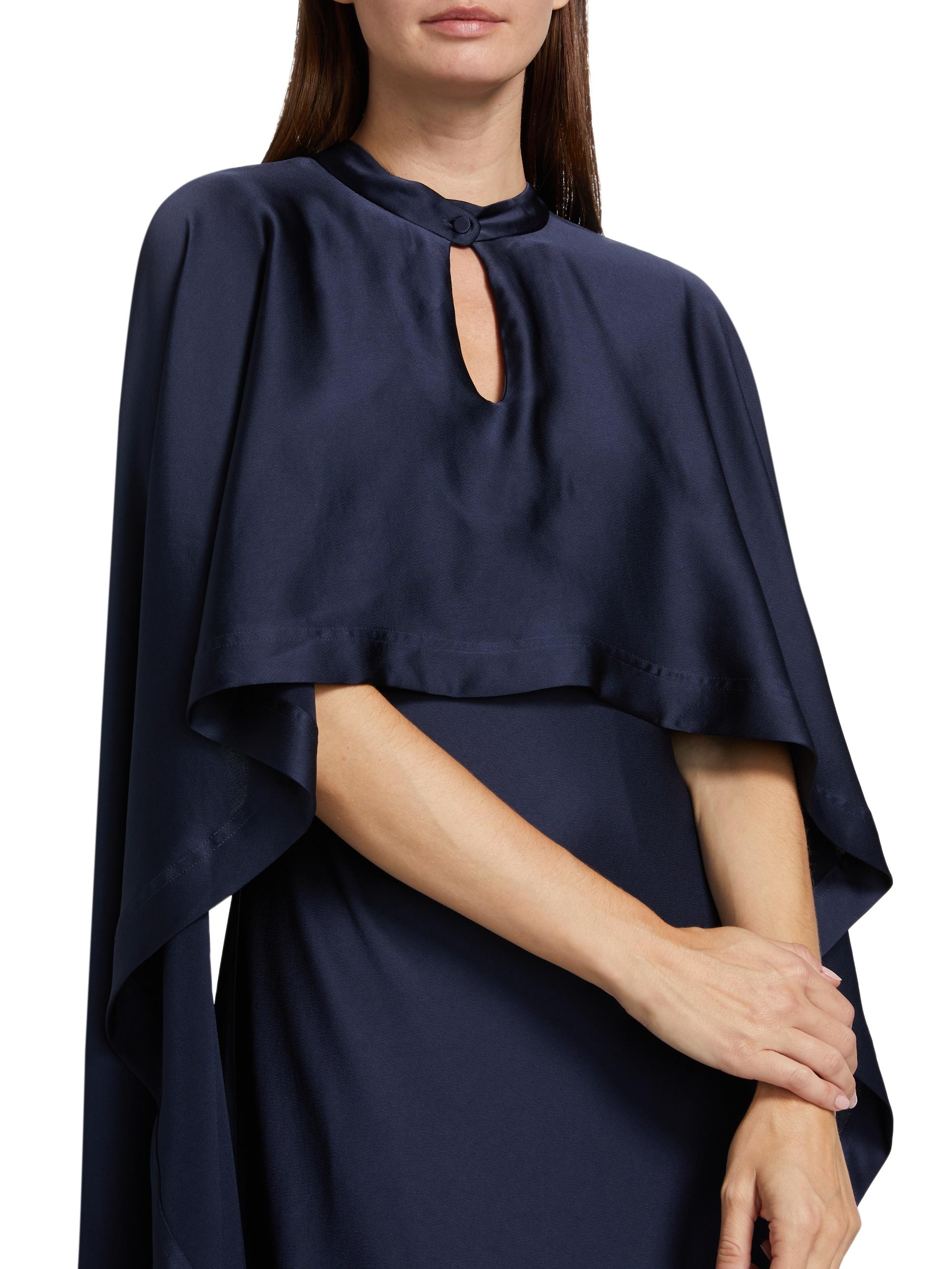 SIMKHAI Amory Cape Cocktail Dress | Saks Fifth Avenue