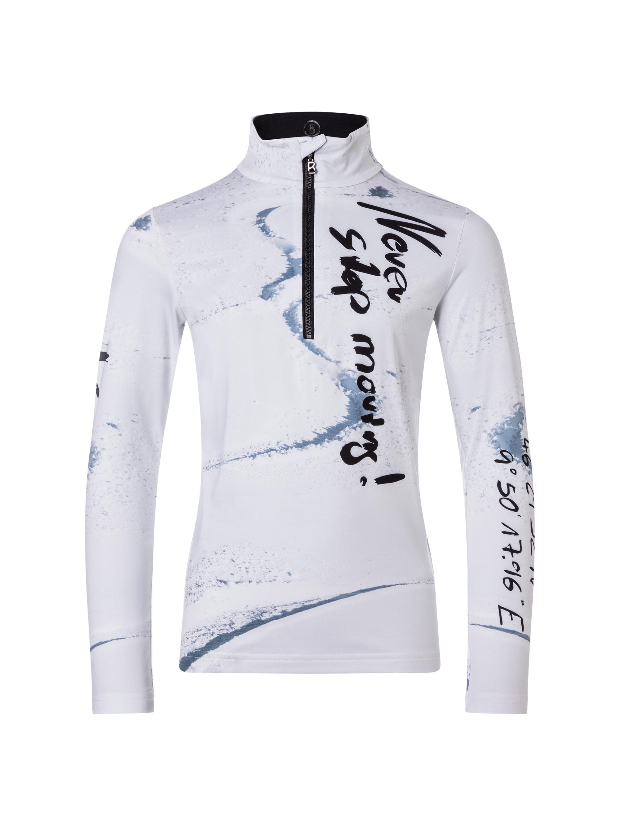 Bogner Little Boy's & Boy's'Never Stop Learning'Half-Zip Pullover - White Multi