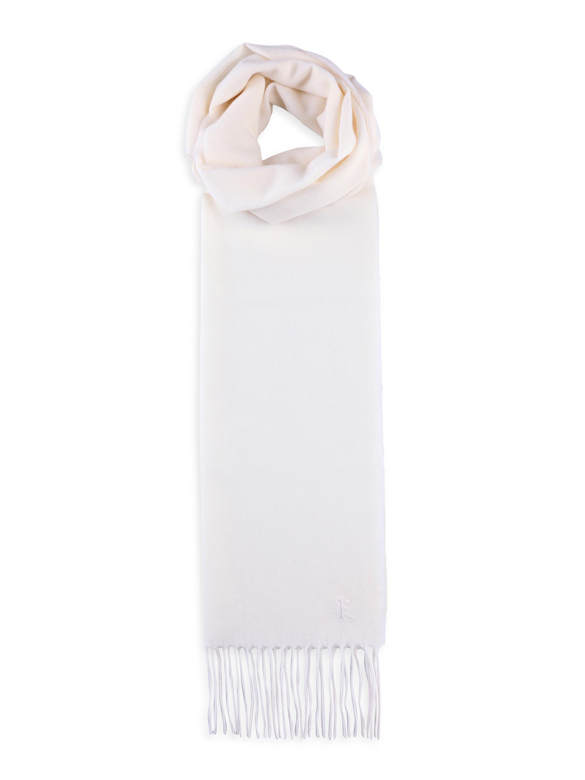 Stefano Ricci Men's Cashmere Scarf - White Pearl