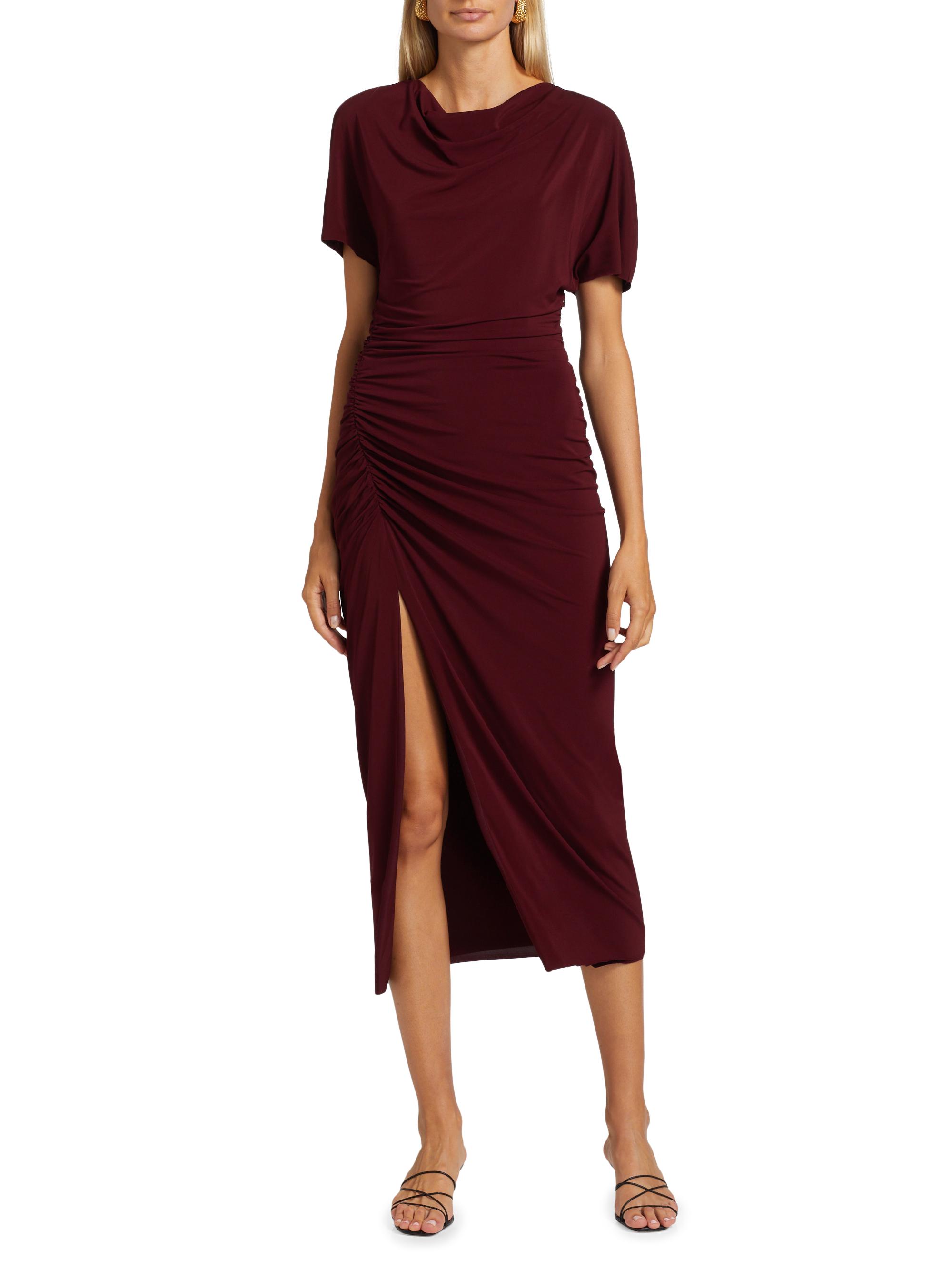 Jason Wu Collection Shirred Jersey Midi-Dress | Saks Fifth Avenue