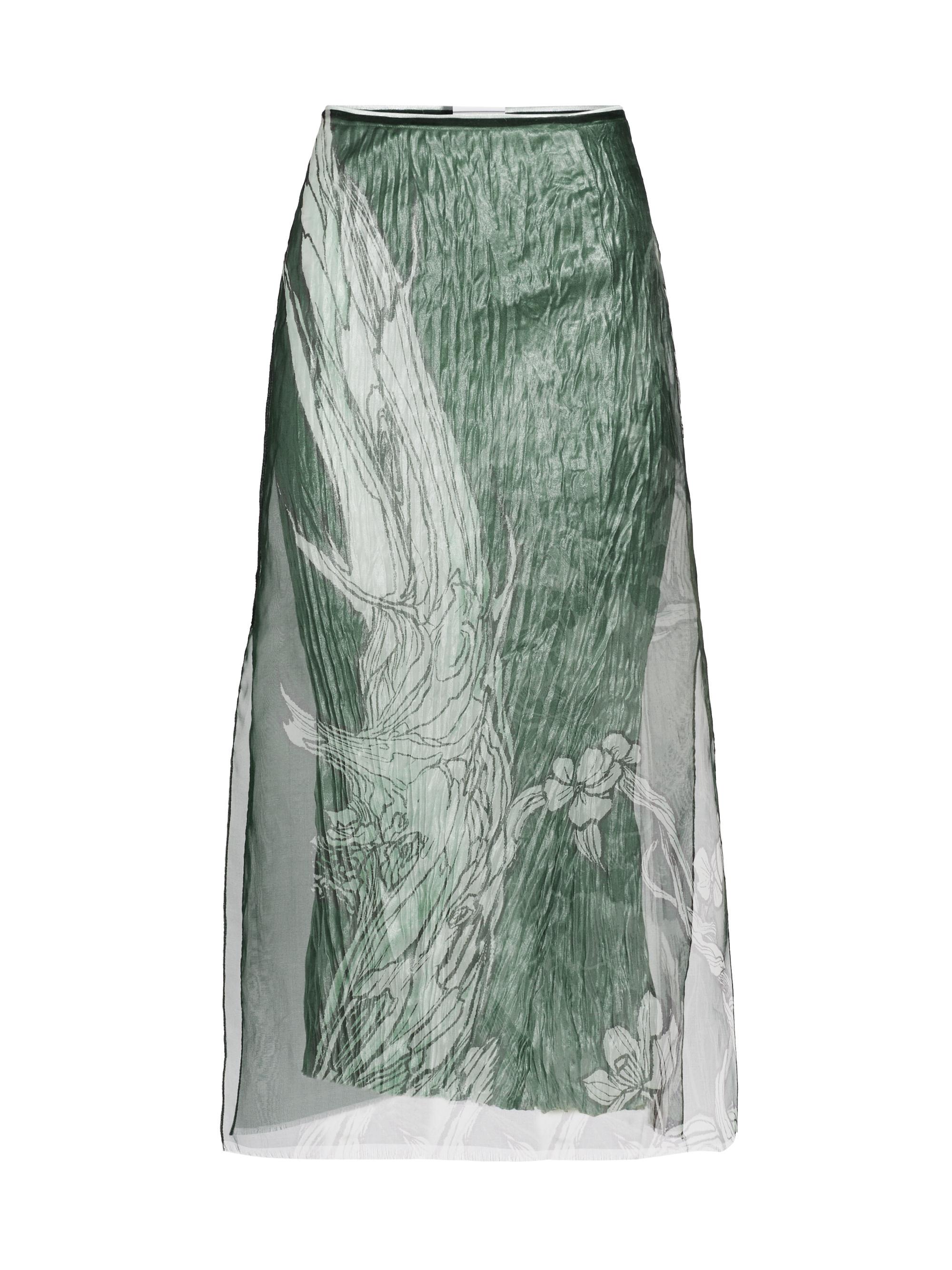 Jason Wu Collection Tree-Print Organza Skirt | Saks Fifth Avenue
