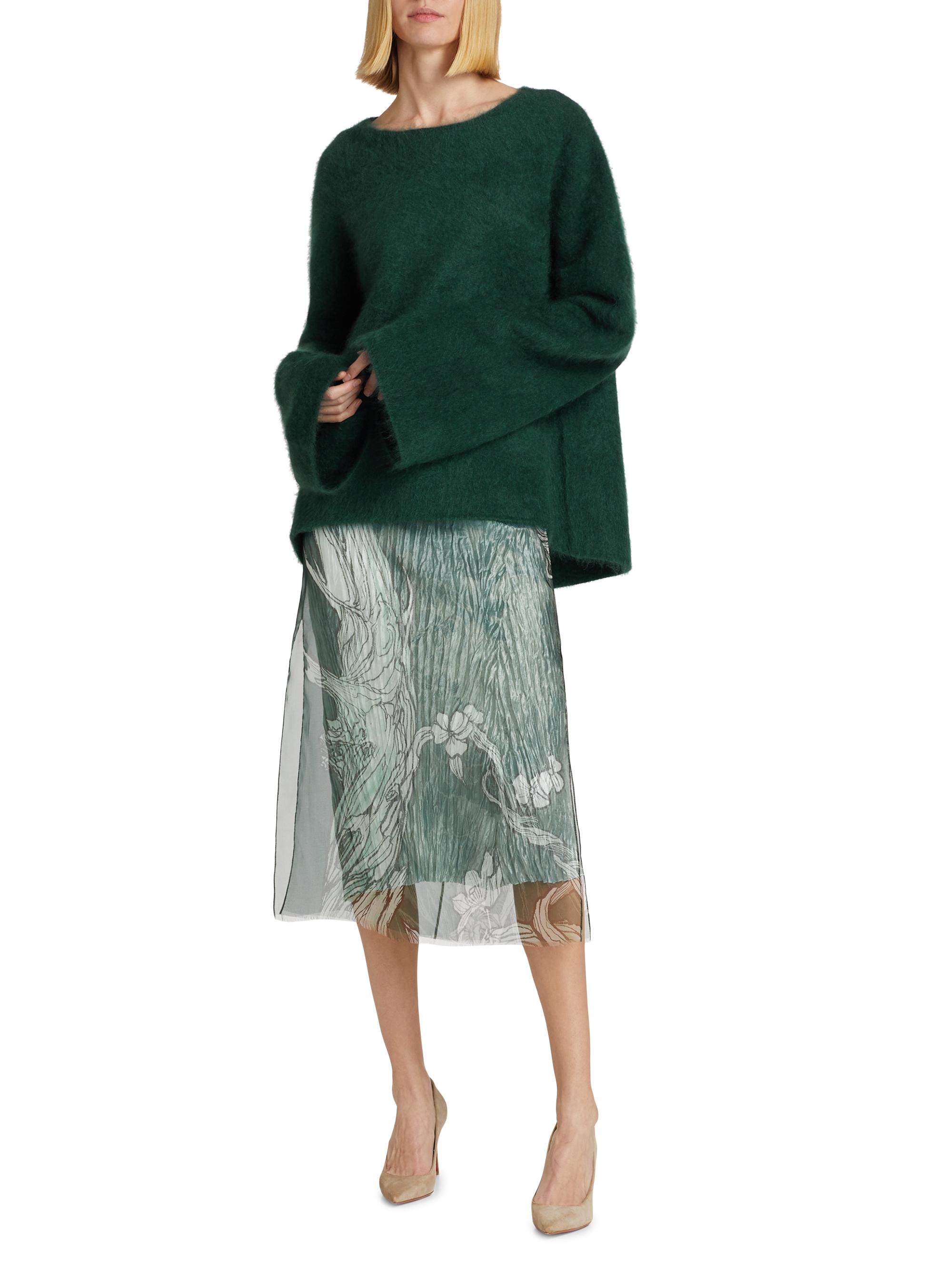 Jason Wu Collection Tree-Print Organza Skirt | Saks Fifth Avenue