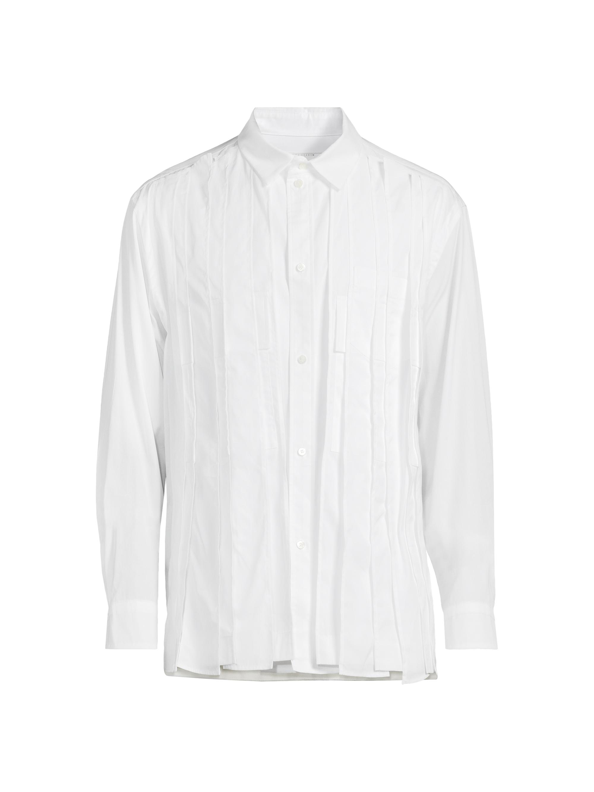 Sacai Men's Cotton Poplin Shirt - Off White