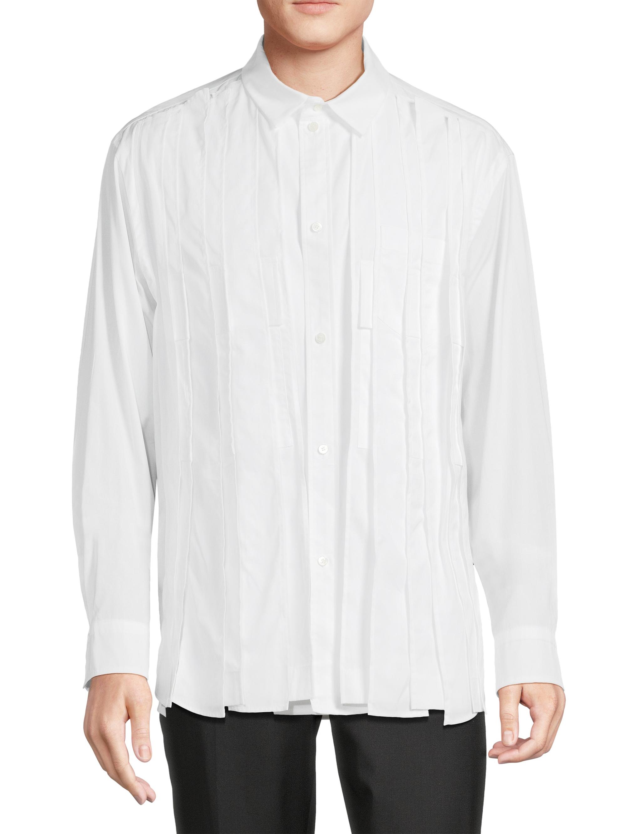 Shop Sacai Cotton Poplin Shirt | Saks Fifth Avenue