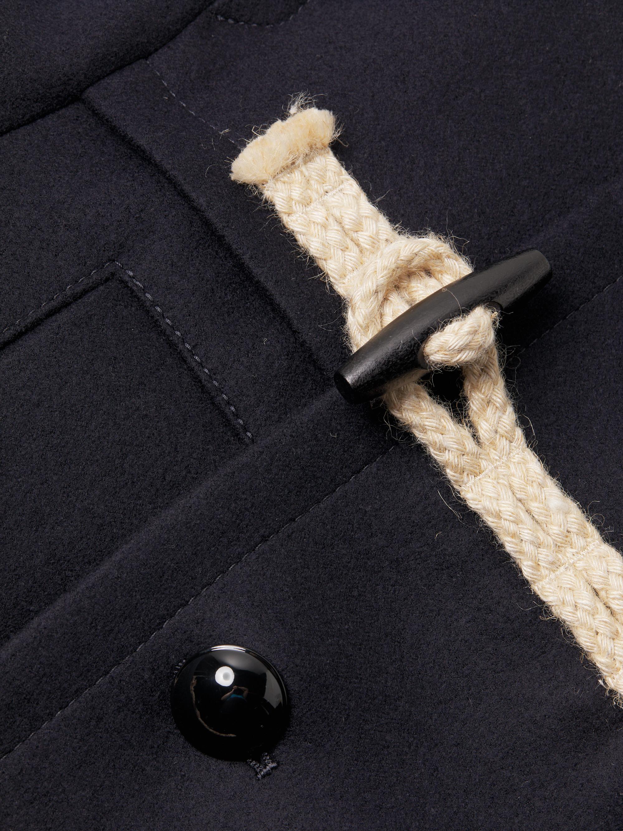 Sacai Melton Wool Duffle Coat | Saks Fifth Avenue