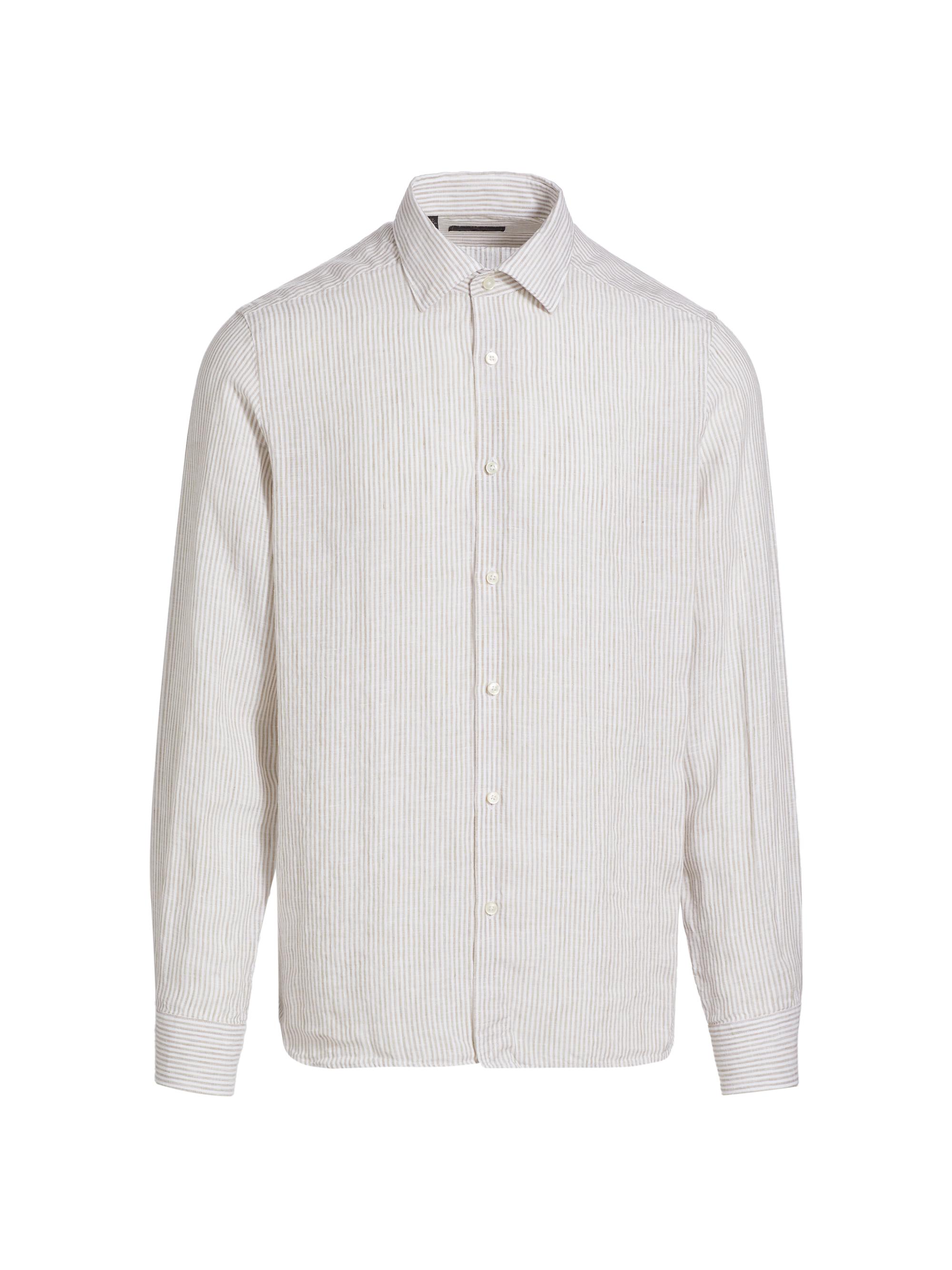 Saks Fifth Avenue Striped Linen Shirt | Saks Fifth Avenue