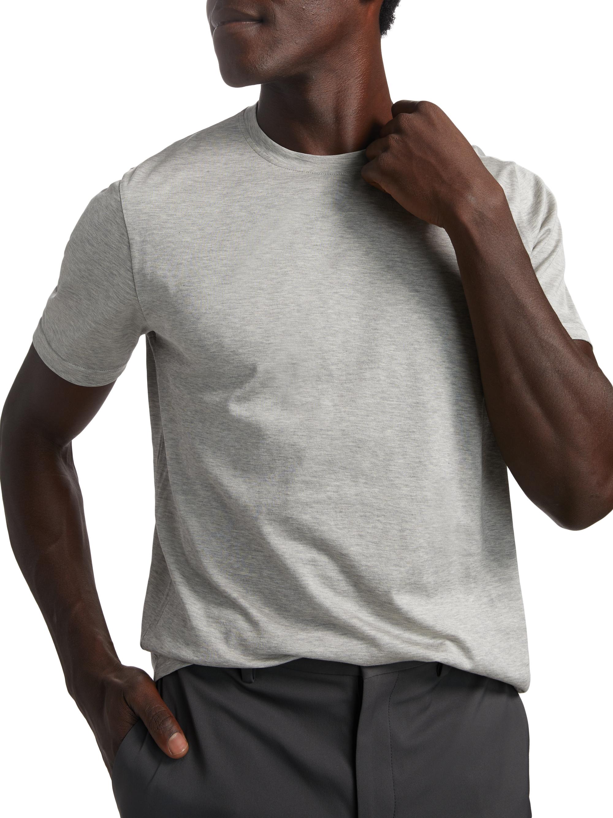 Saks Fifth Avenue COLLECTION Heathered Cotton T-Shirt | Saks Fifth