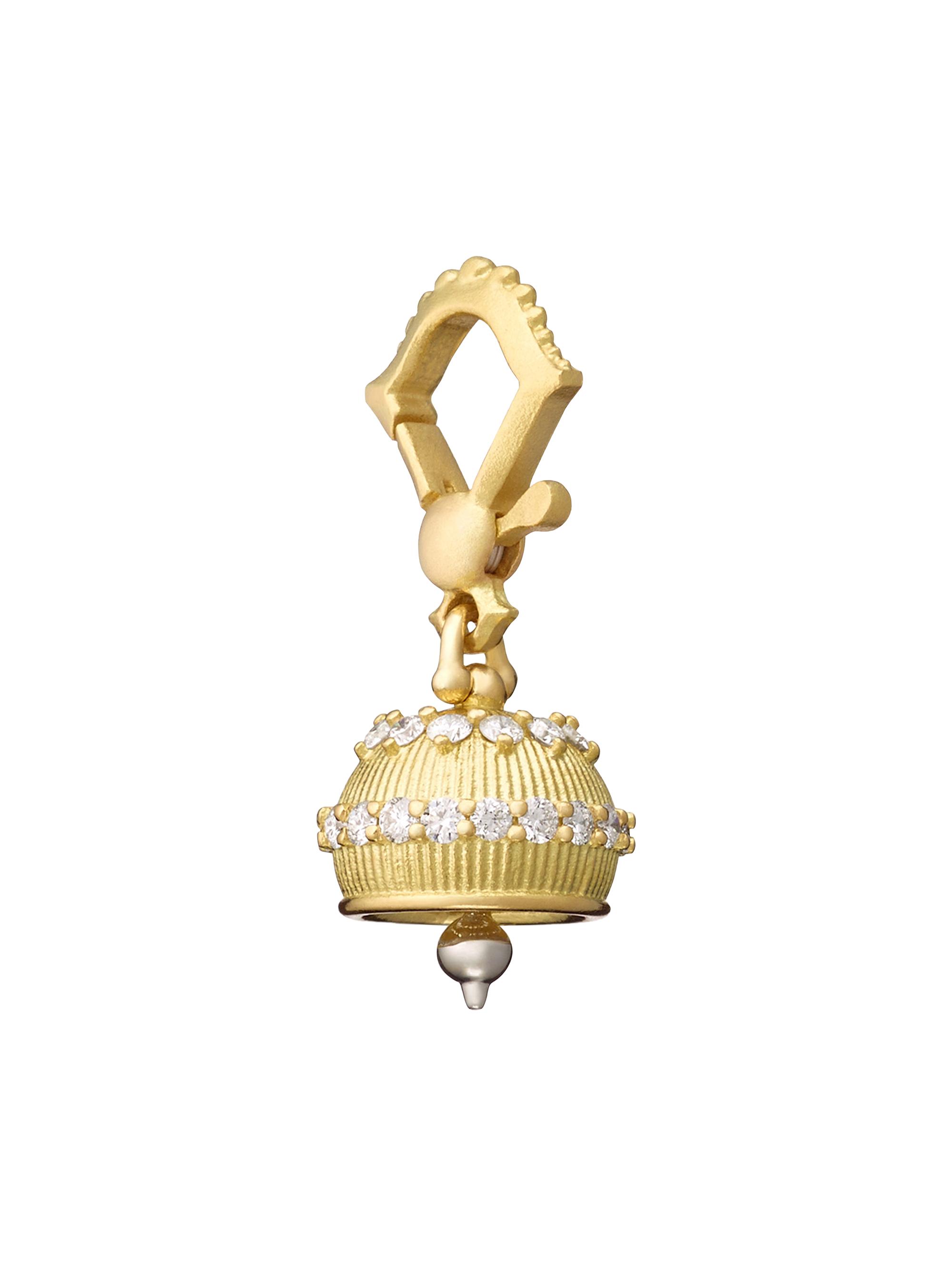 Paul Morelli Women's Meditation Bells #1 18K Yellow Gold & 0.53 TCW Diamond Charm - Yellow Gold