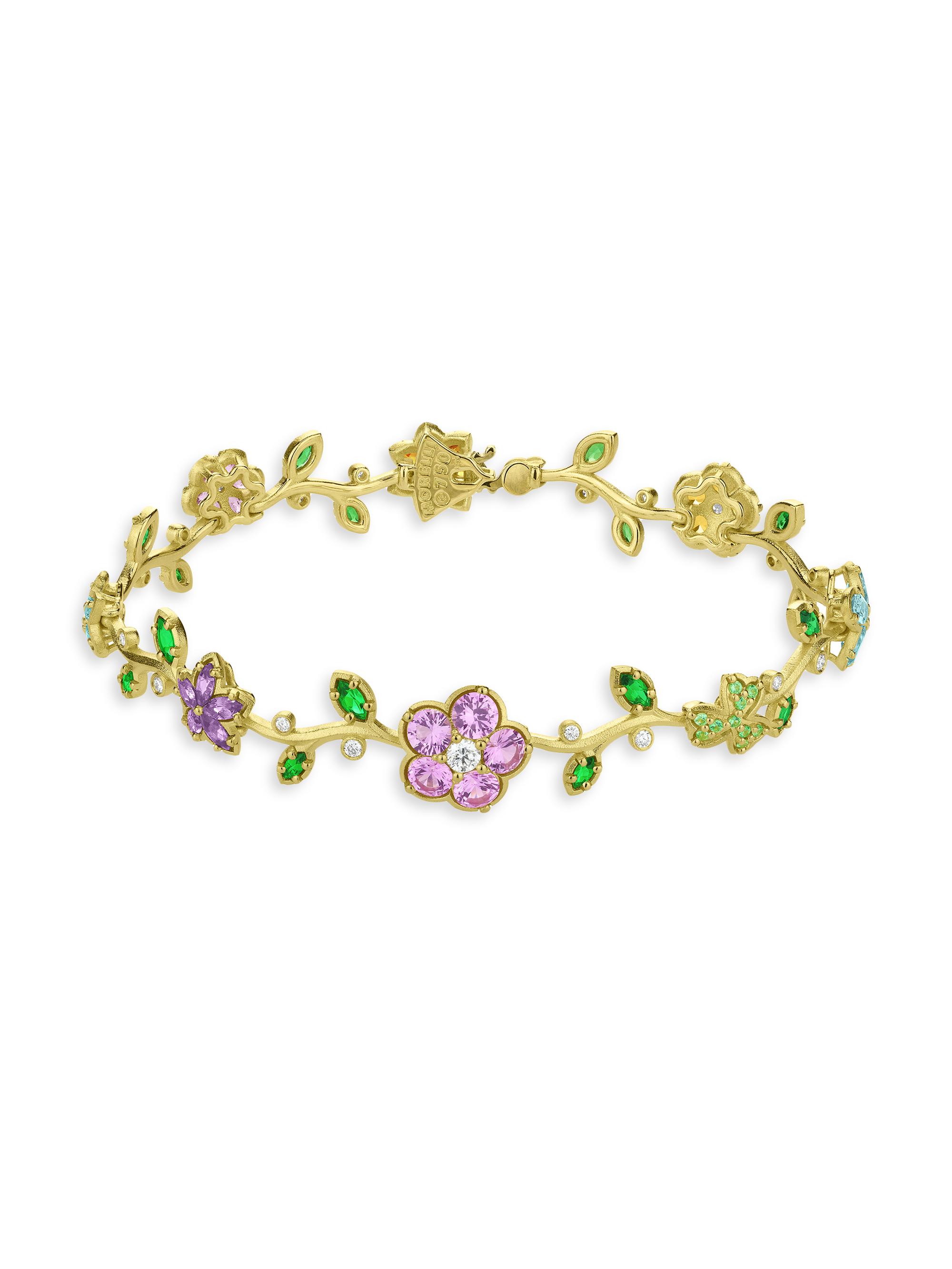 Paul Morelli Women's Wild Child 18K Yellow Gold, Multi-Stone & 0.49 TCW Diamond Bangle Bracelet - Yellow Gold