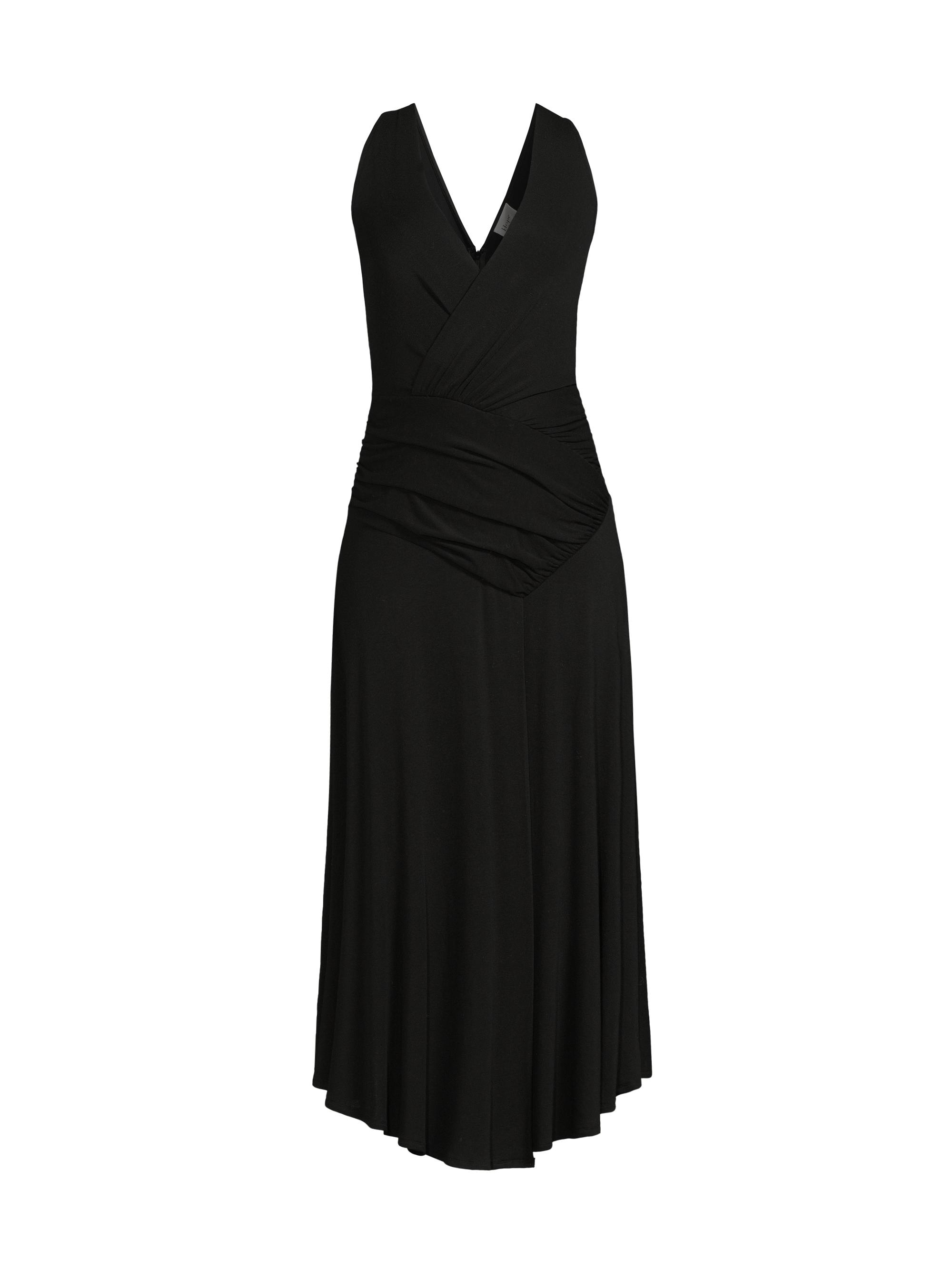 Hope for Flowers Women's Ruched Sleeveless Midi-Dress - Black