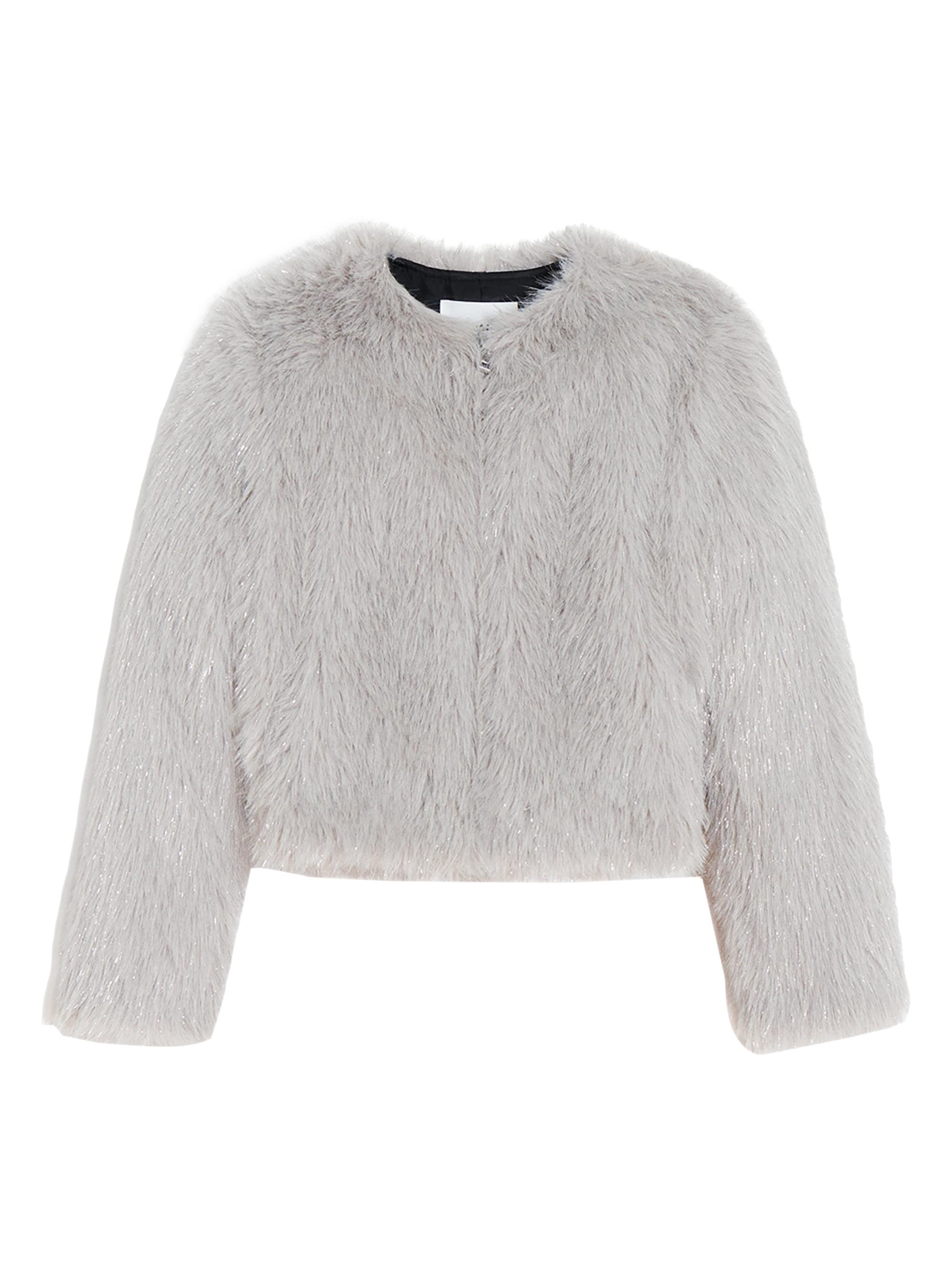 Apparis Uma Tinsel Crop Coat | Saks Fifth Avenue