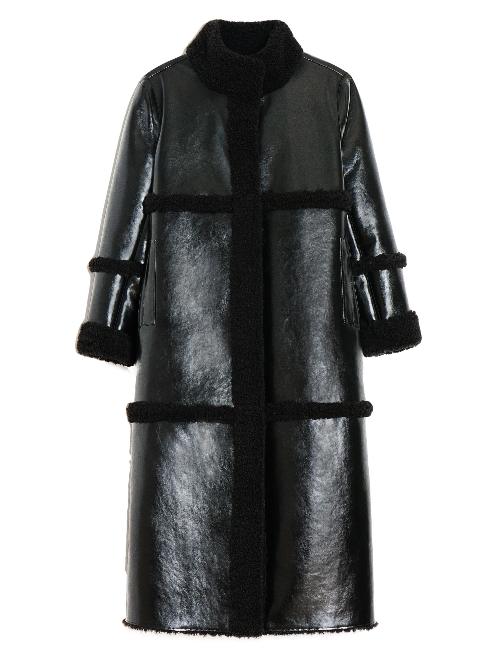 Apparis Tilly Faux Leather Reversible Coat | Saks Fifth Avenue