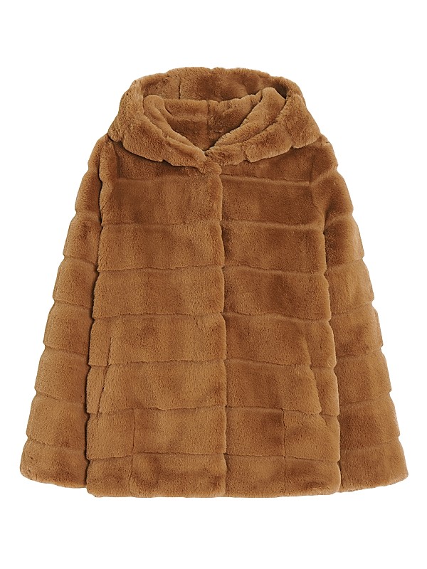 Shop Apparis Goldy Faux-Fur Hooded Short Coat | Saks Fifth Shop Apparis Goldy Faux-Fur Hooded Short Coat | Saks Fifth