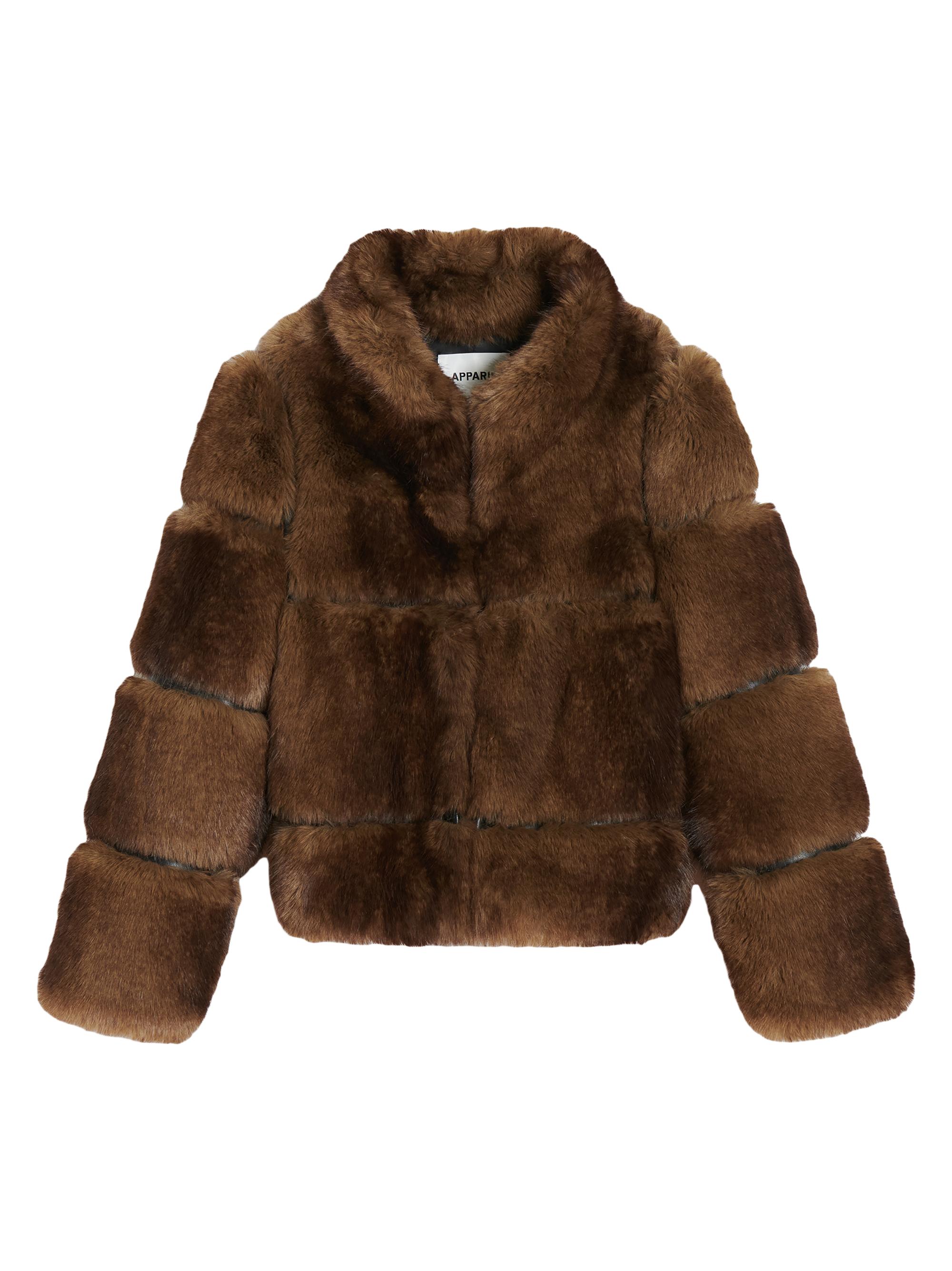 HOT Short Jacket T Tahari Faux Fur Jacket Apparis Sai Faux-Fur