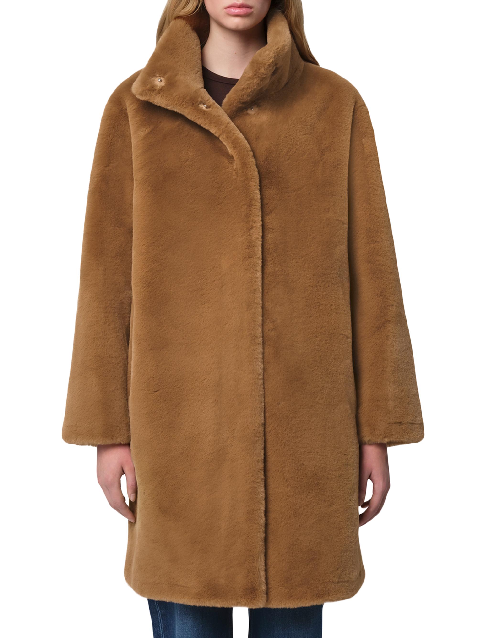 Apparis Women's Blair Mid-Length Coat - Latte