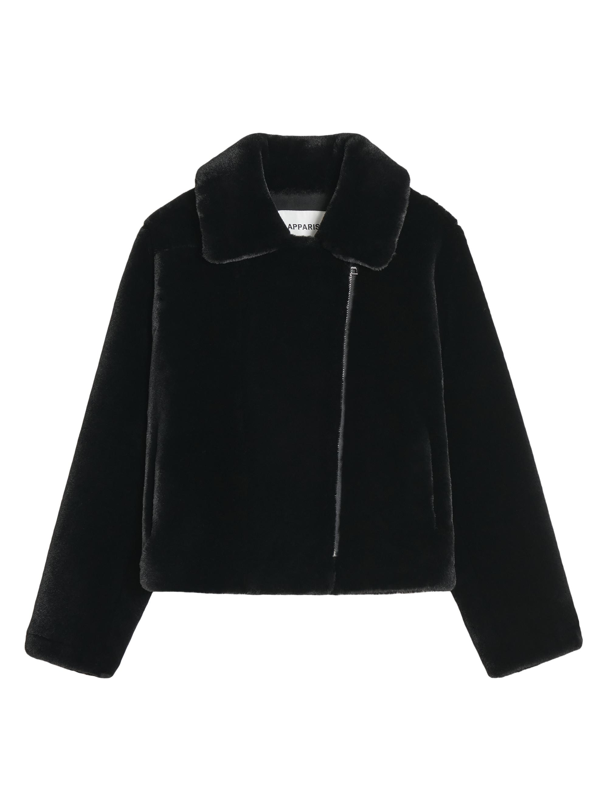 Apparis Dahlia Faux Fur Biker Jacket | Saks Fifth Avenue