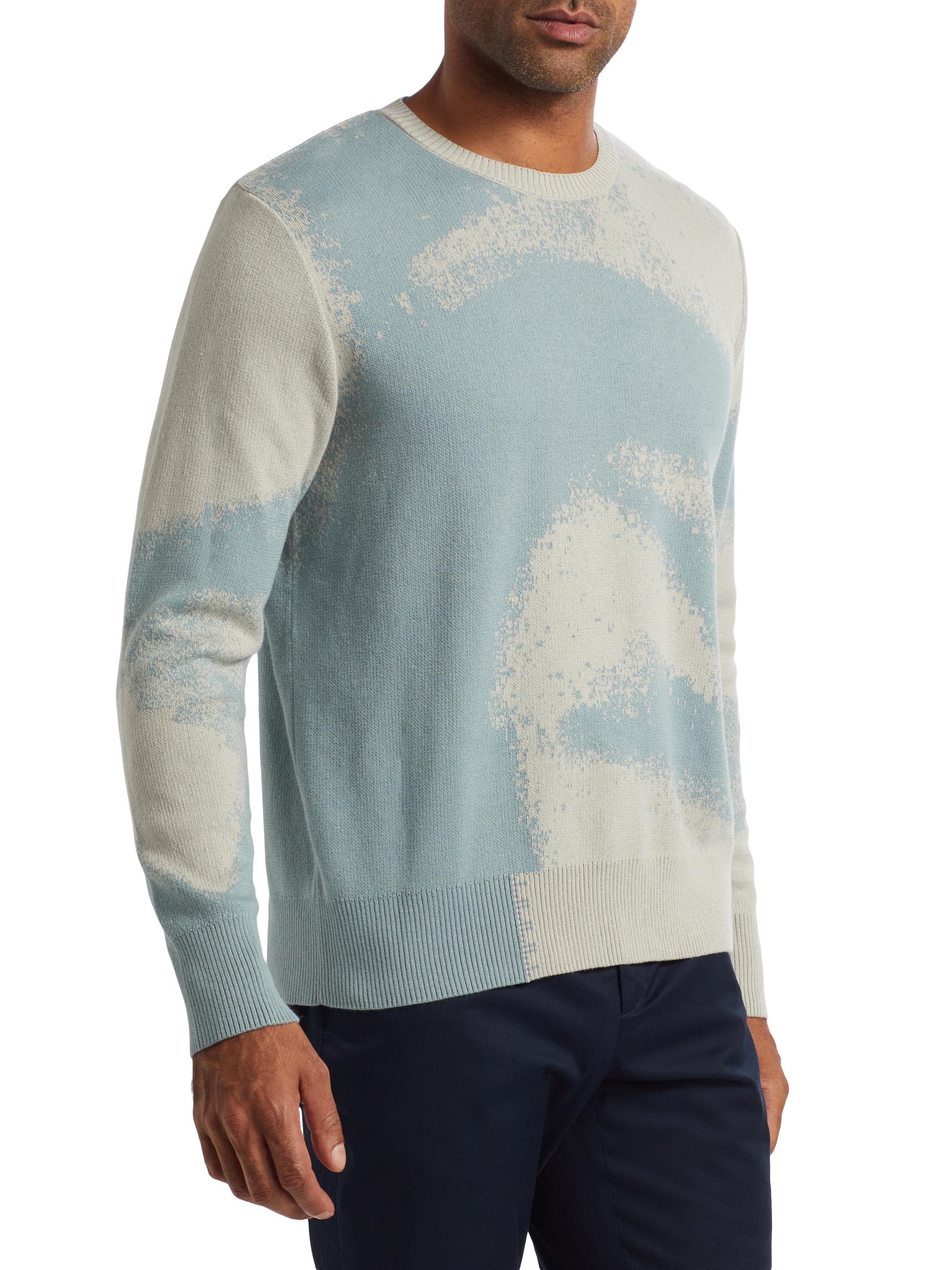 Saks Fifth Avenue COLLECTION Splatter Crewneck Sweater | Saks