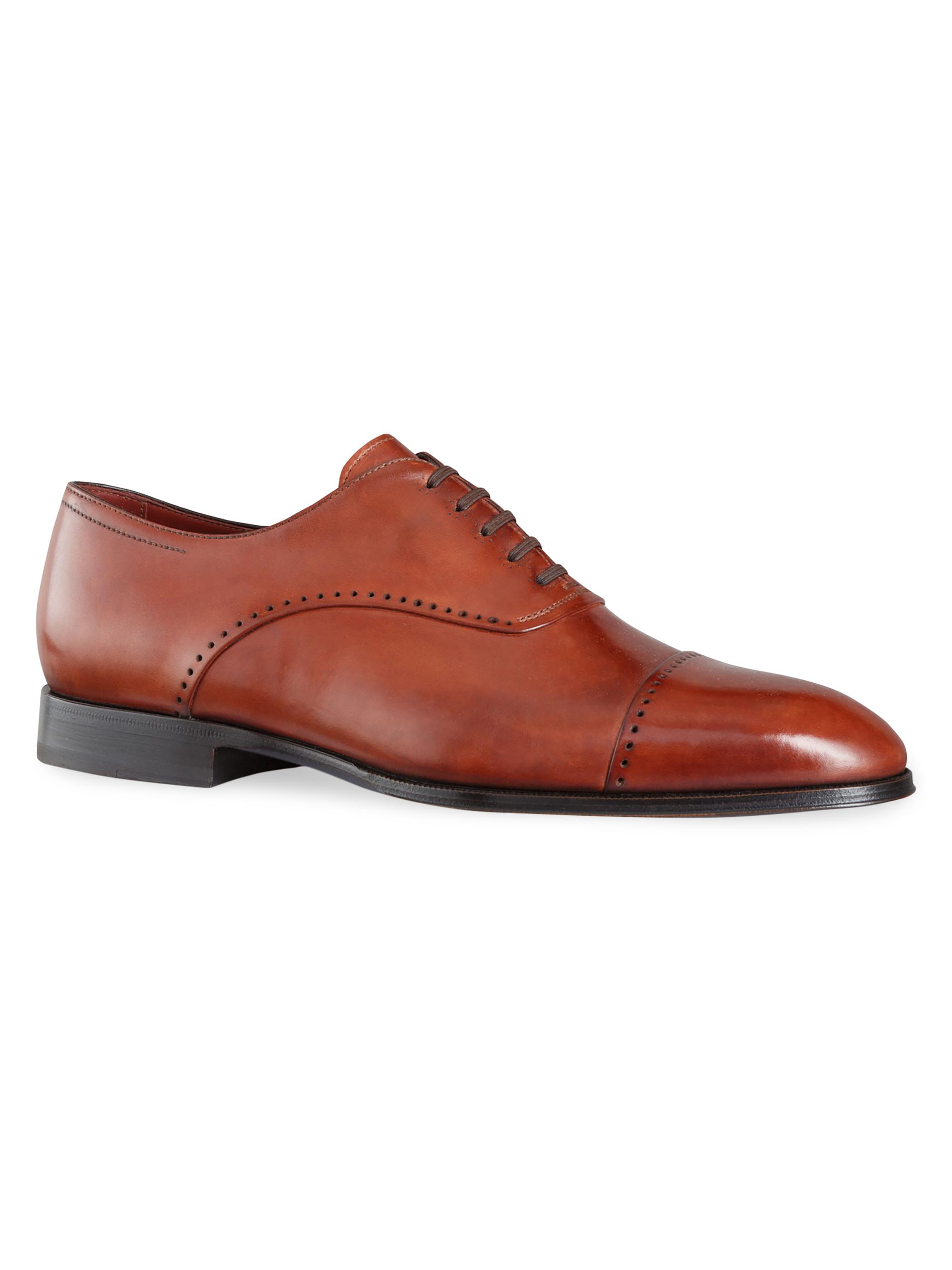 Stefano Ricci Men's Calfskin Oxford Brogues - Brown