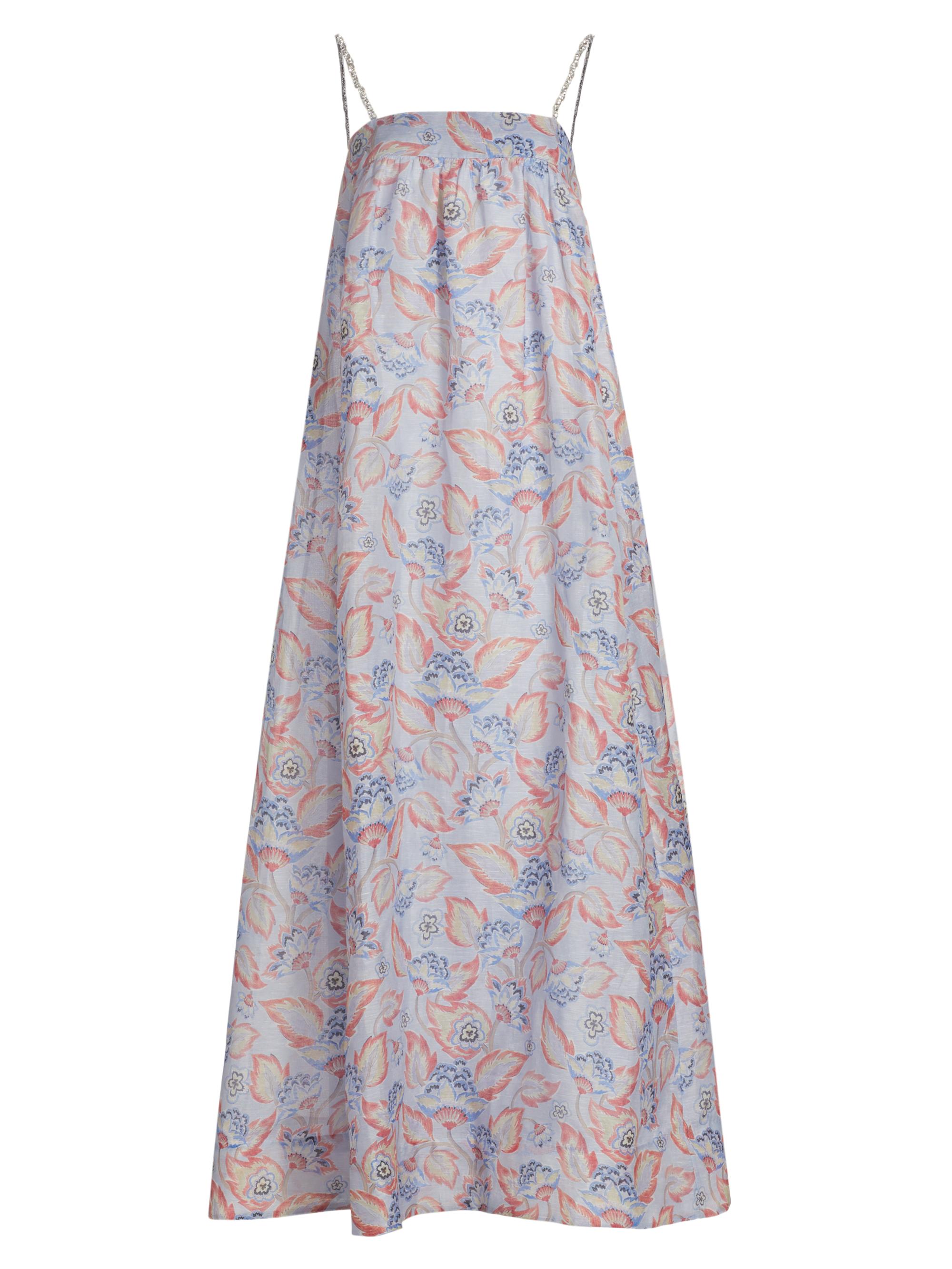 Zimmermann Women's Eden Embellished Floral Maxi Dress - Sapphire Eden