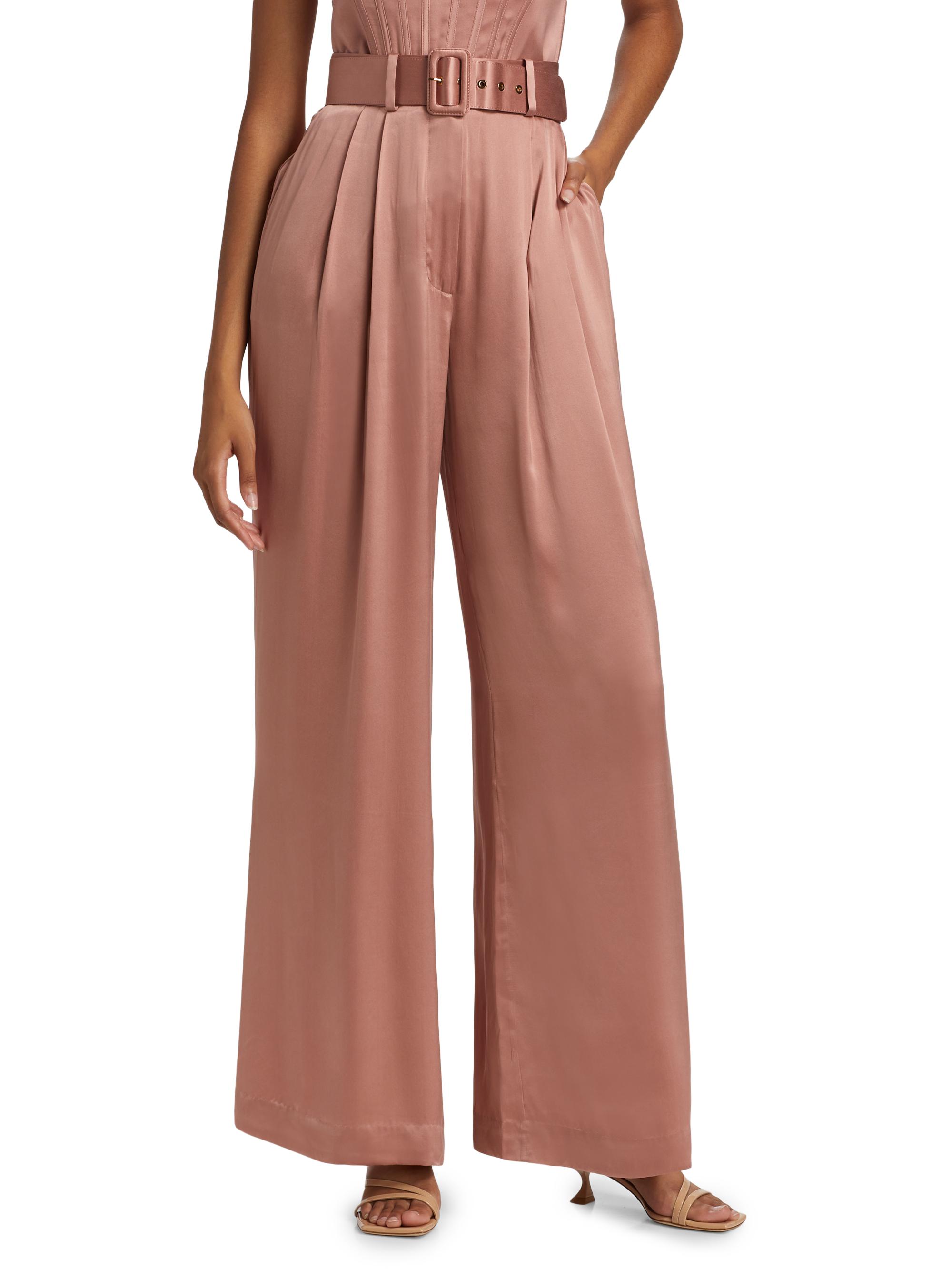 Zimmermann ​Silk Tuck Pants | Saks Fifth Avenue
