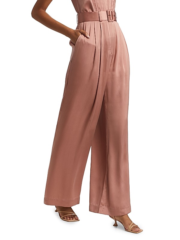 Shop Zimmermann Silk Tuck Pants | Saks Fifth Avenue Shop Zimmermann Silk Tuck Pants | Saks Fifth Avenue