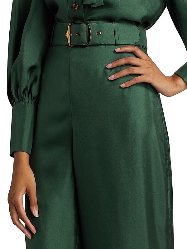 Shop Zimmermann Illustration Belted Wide-Leg Pants | Saks Shop Zimmermann Illustration Belted Wide-Leg Pants | Saks