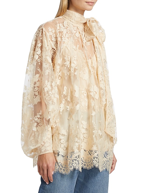 Shop Zimmermann Illustration Lace Blouse | Saks Fifth Avenue Shop Zimmermann Illustration Lace Blouse | Saks Fifth Avenue