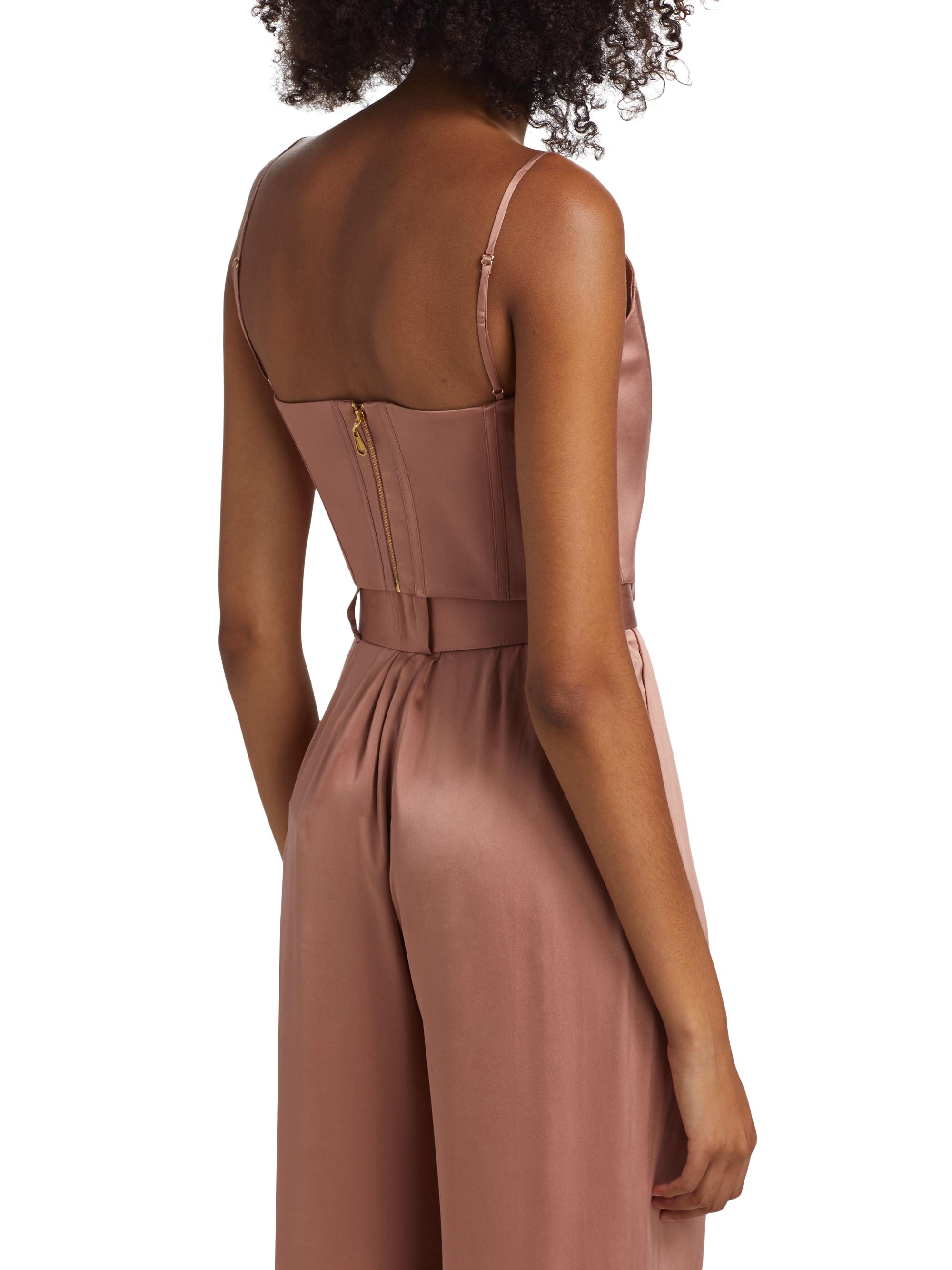 Zimmermann Silk Corset Crop Top | Saks Fifth Avenue