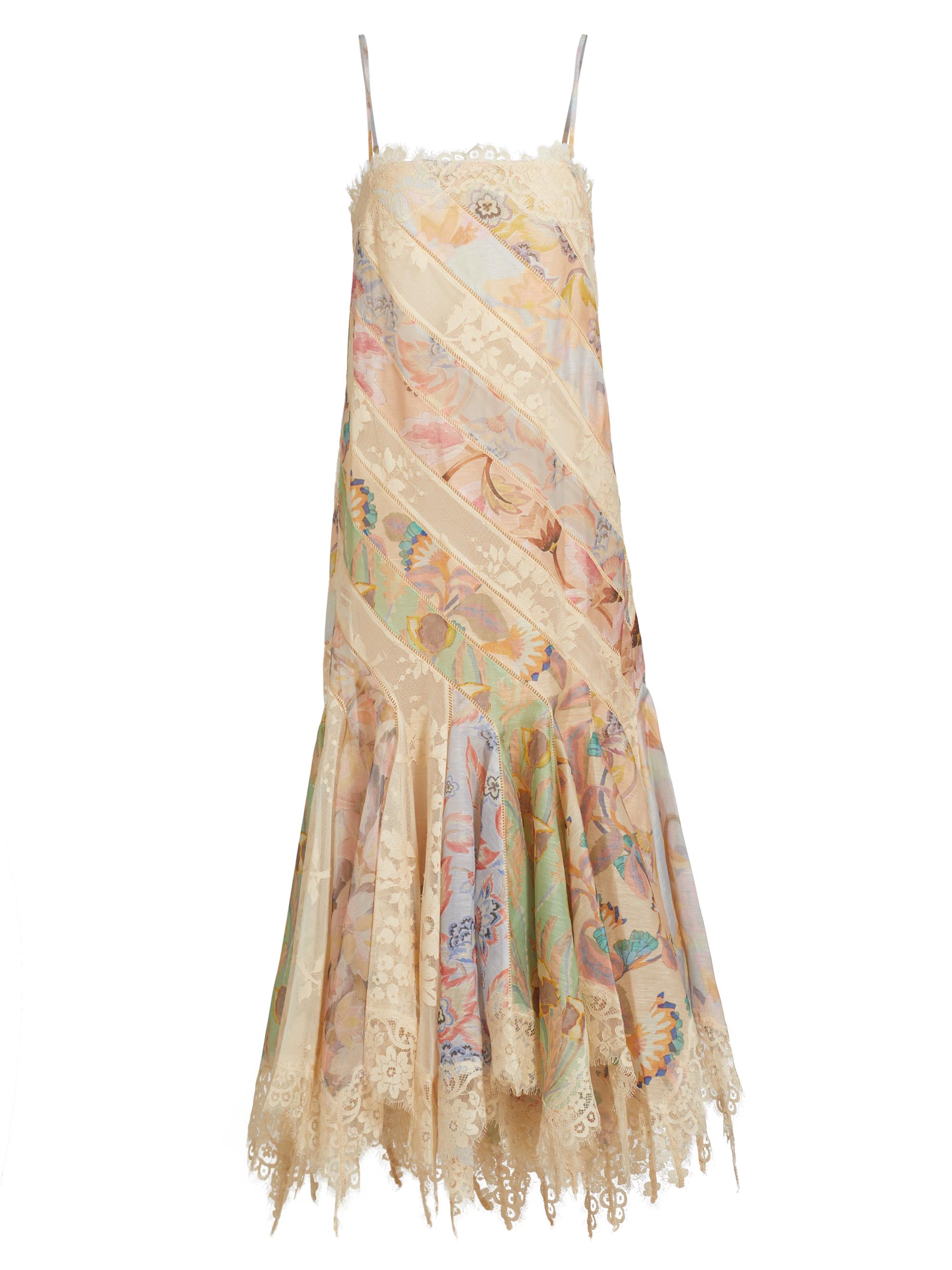 green emerald velvet dress Zimmermann Eden Reverie Paisley Embellished Silk Midi Dress  SXL  LUXE  LIVING FASHIONS