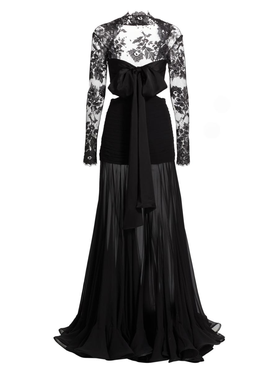 送料無料 いくらから Lace & Silk Cut-Out Zimmermann Gown Avenue Fifth Saks | ジャケット・アウター
