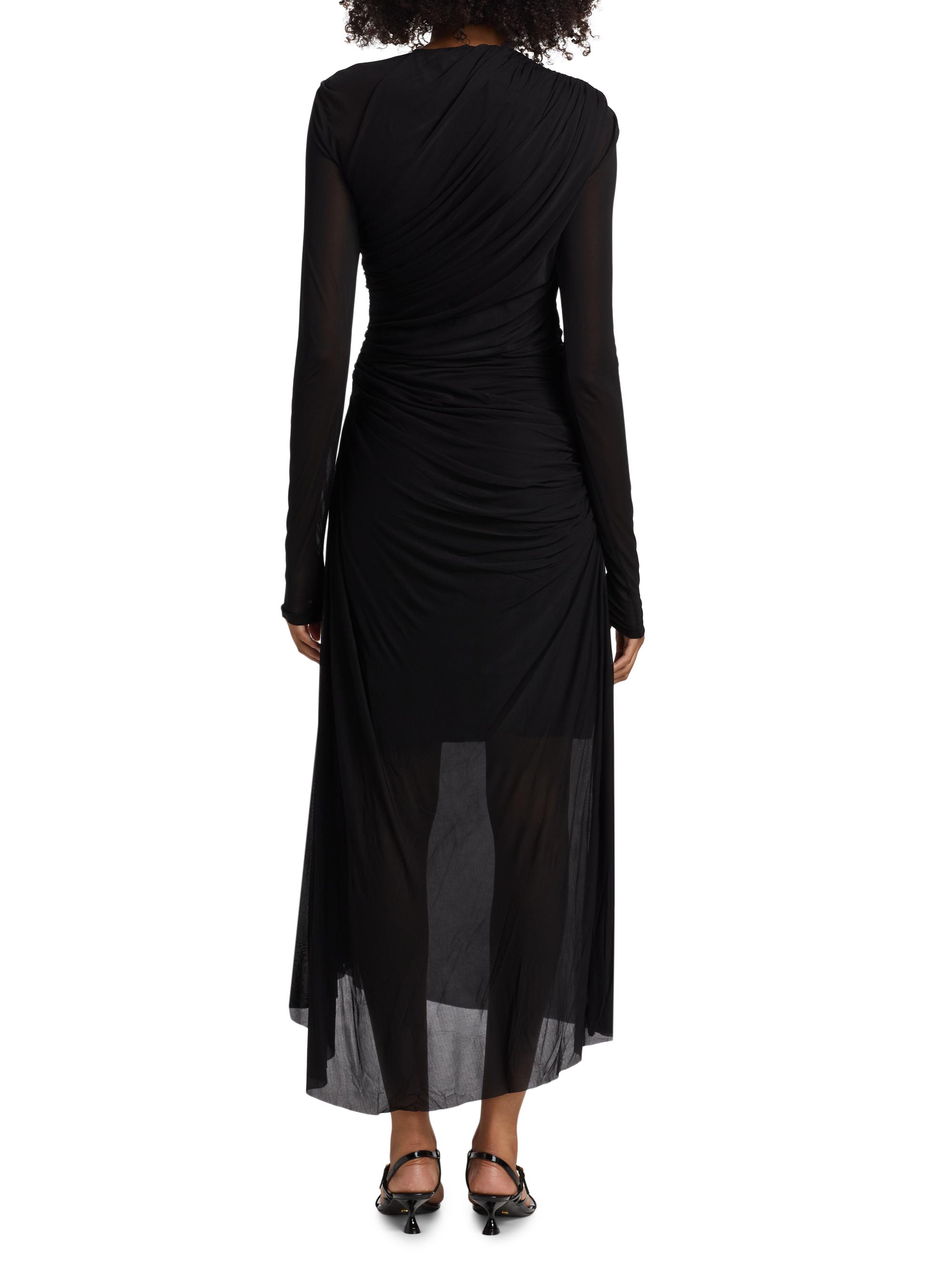 Illustration Gathered Midi-Dress