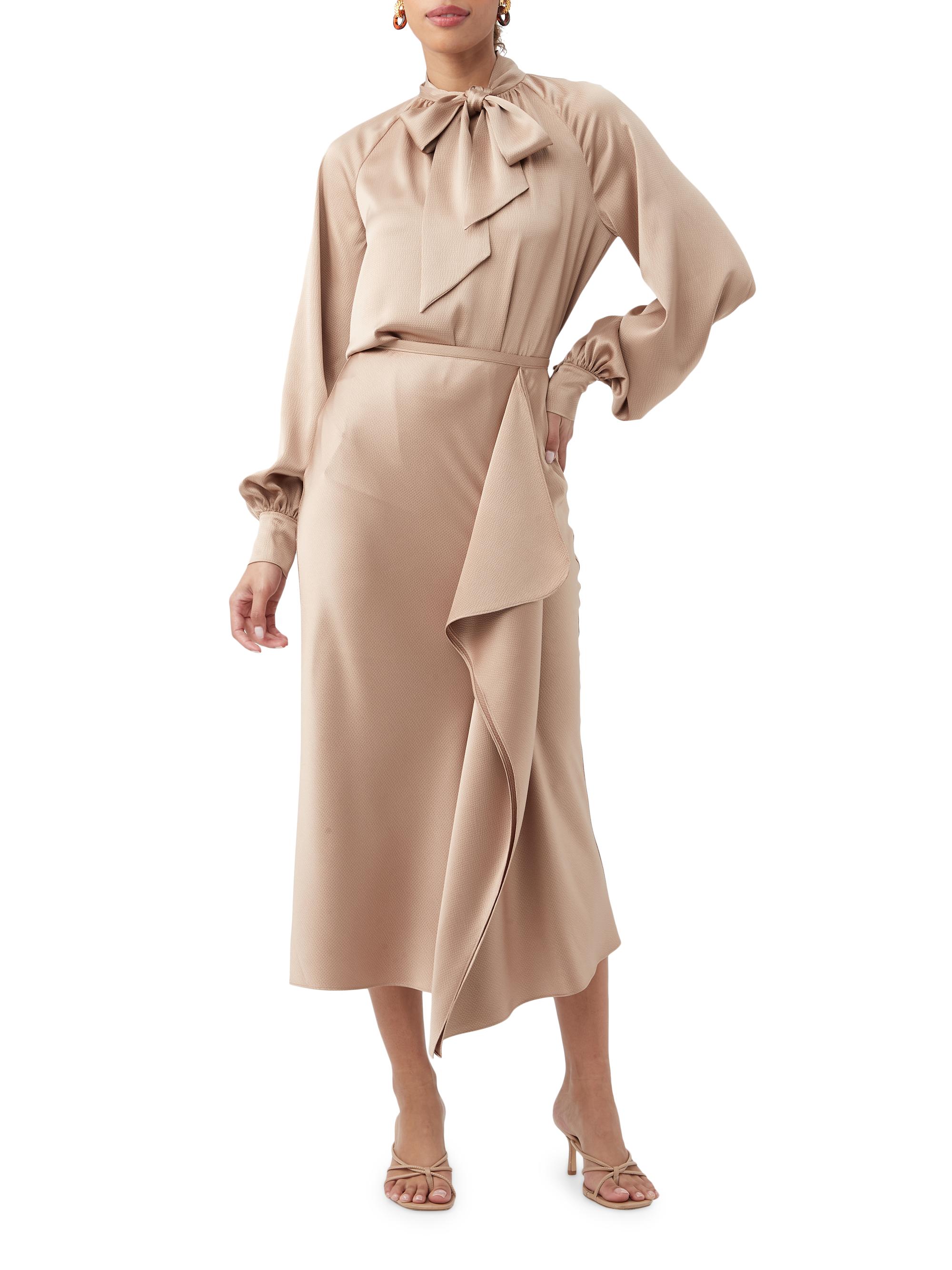 Trina Turk Women's Daisha Hammered Satin Blouse - Acacia