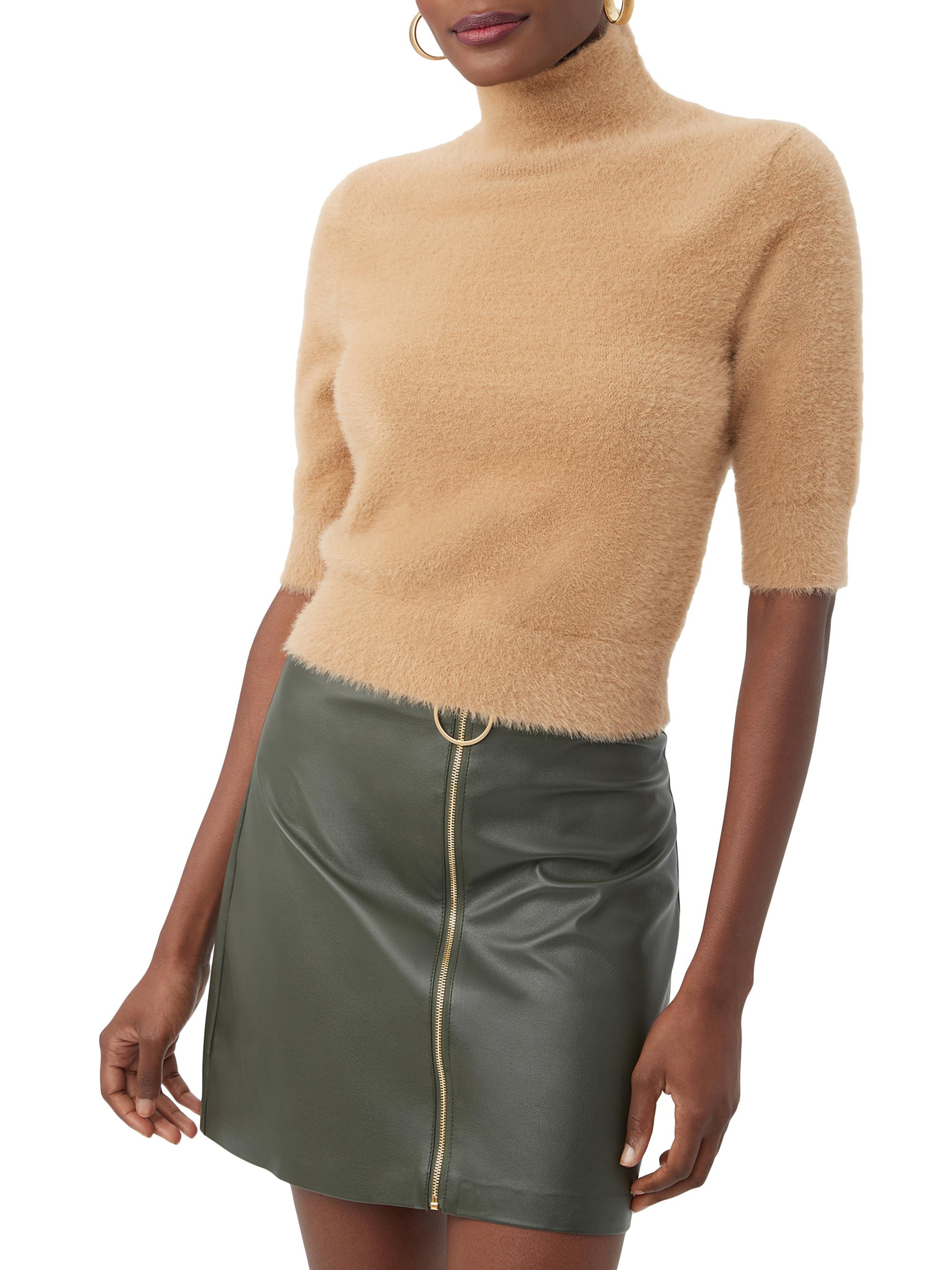 Trina Turk Mali Turtleneck Short-Sleeve Sweater | Saks Fifth Avenue