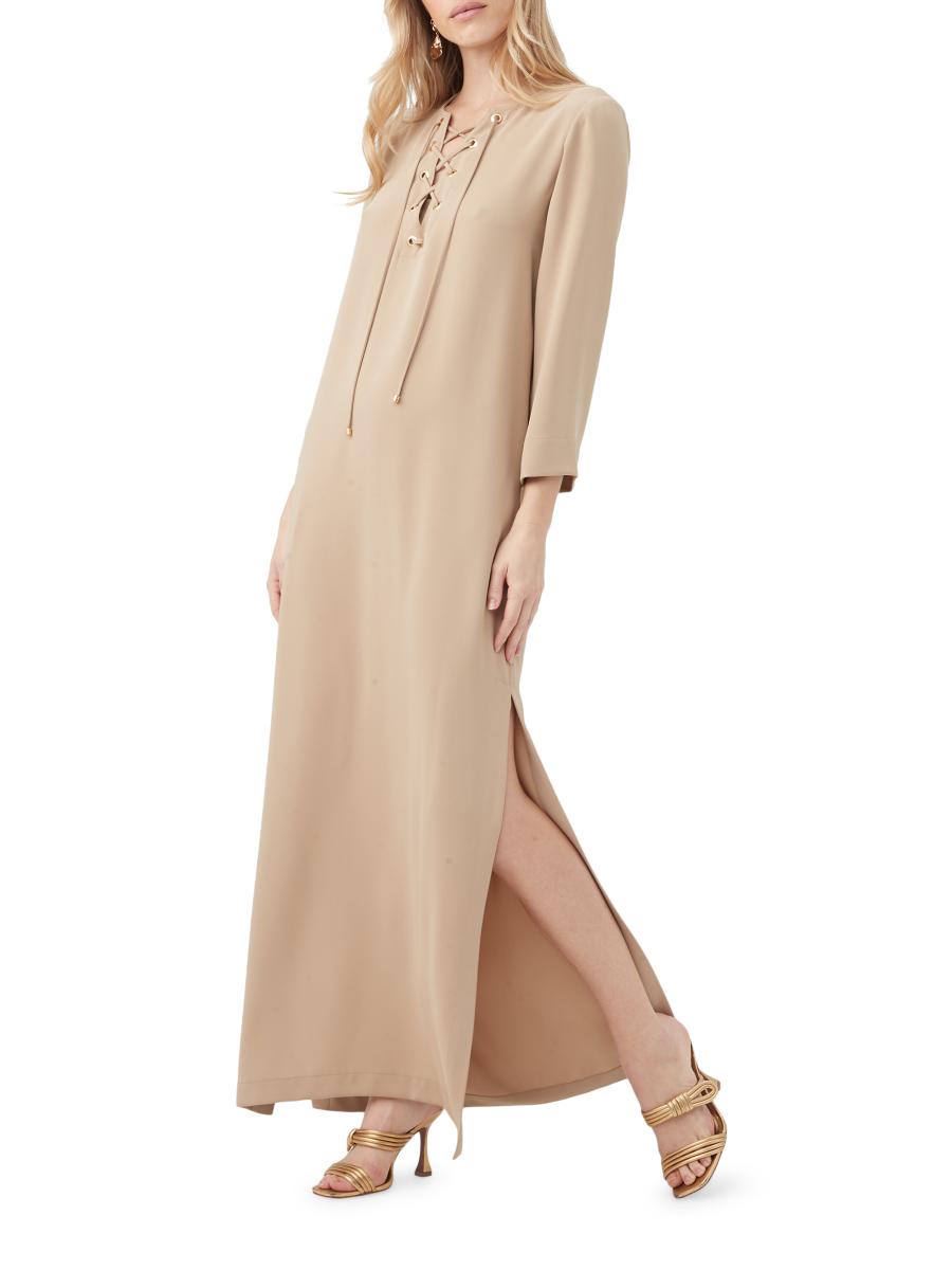 Trina Turk Catamaran 2 Lace-Up Maxi Dress | Saks Fifth Avenue