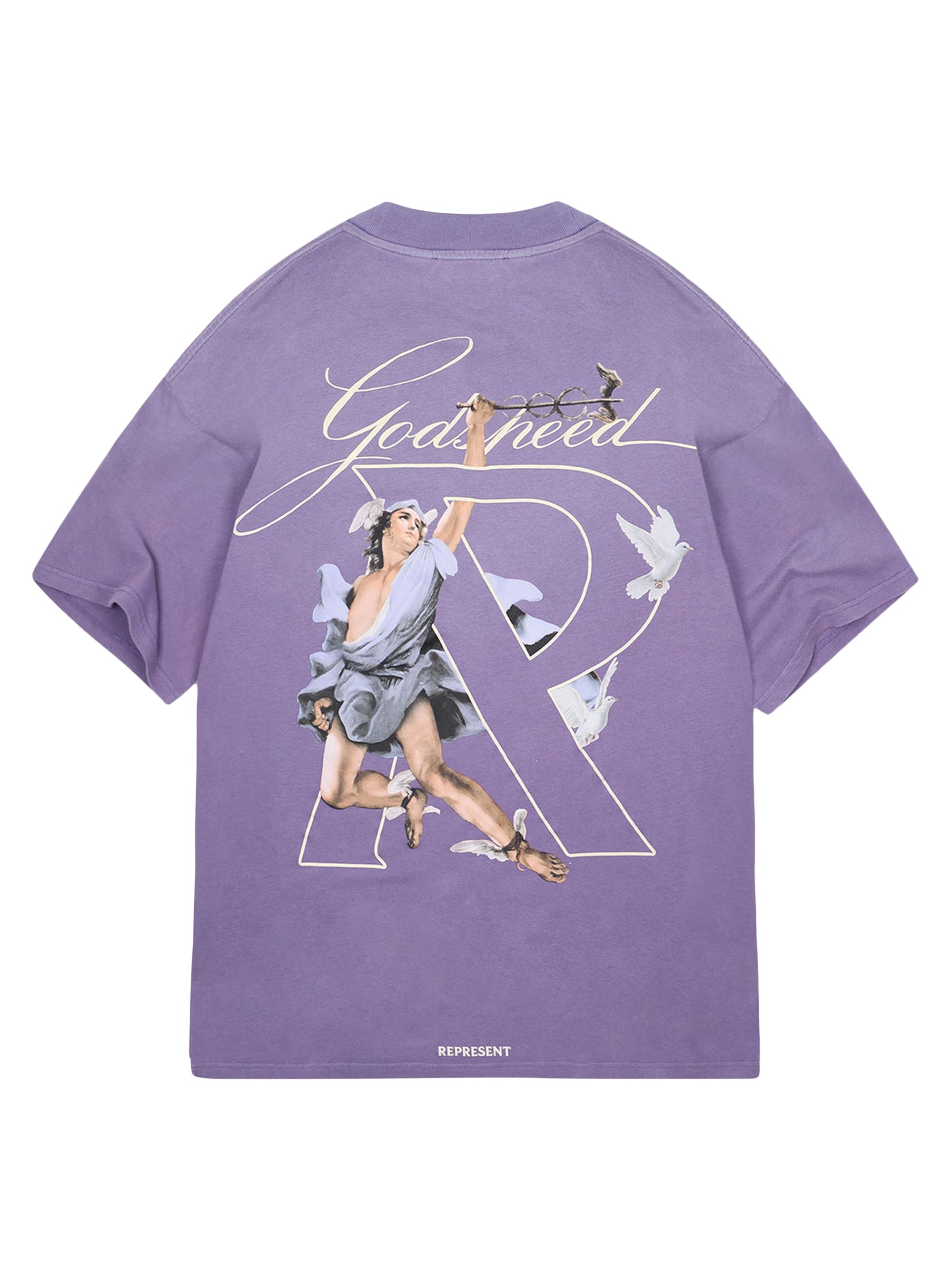 Represent Hermes Logo Crewneck T-Shirt | Saks Fifth Avenue