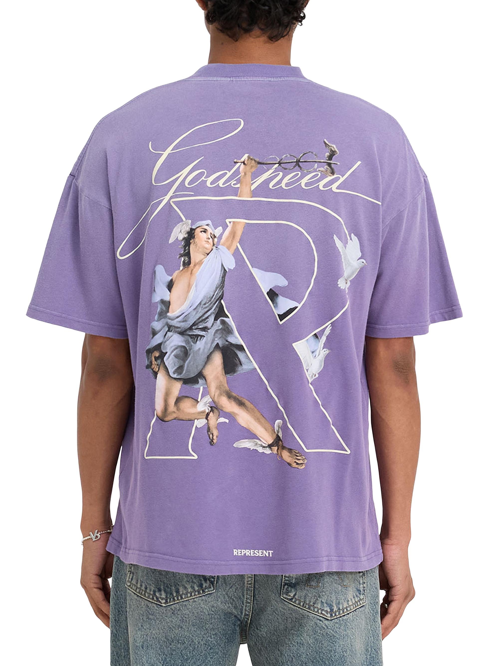 Represent Hermes Logo Crewneck T-Shirt | Saks Fifth Avenue