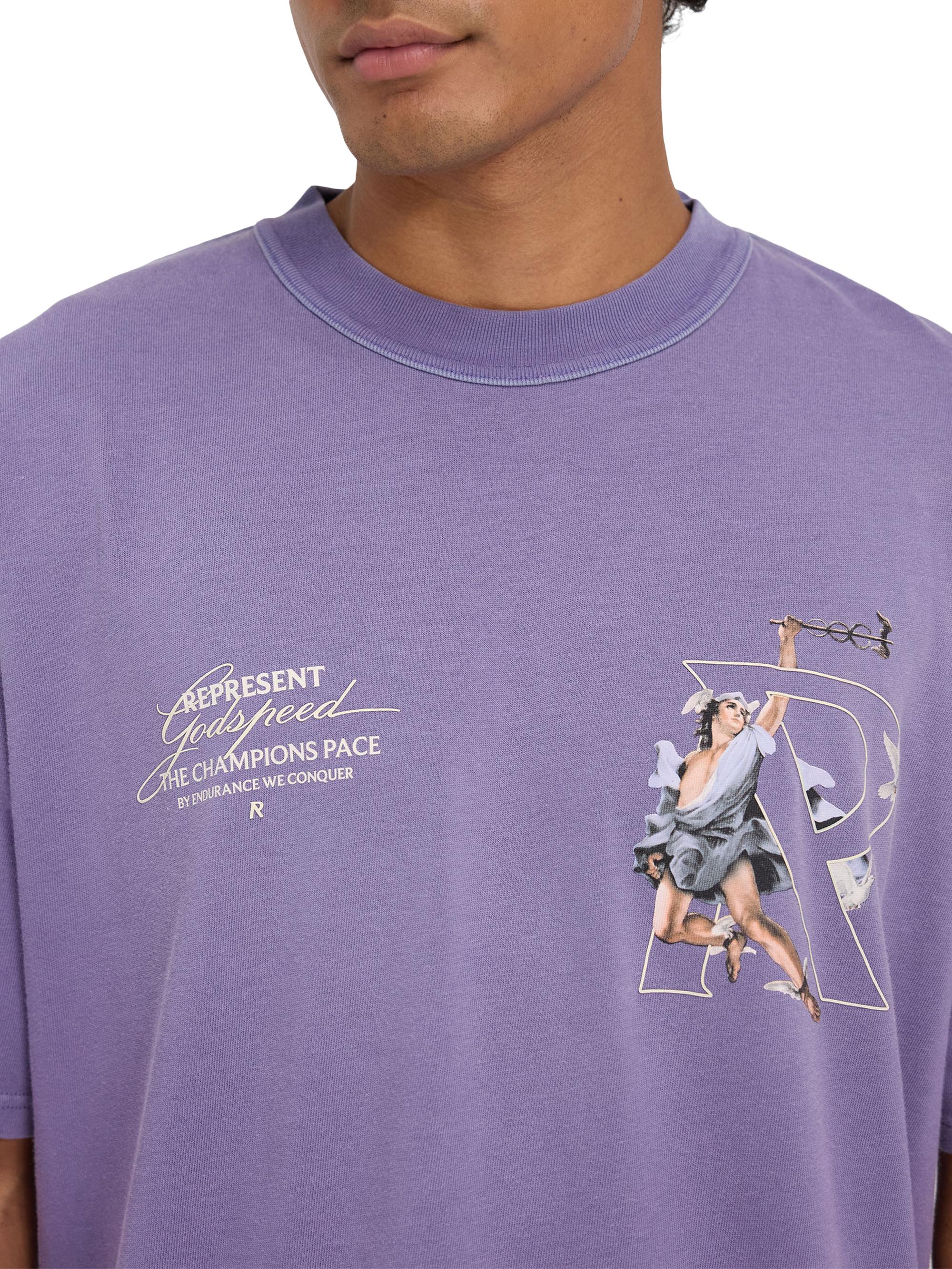 Represent Hermes Logo Crewneck T-Shirt | Saks Fifth Avenue