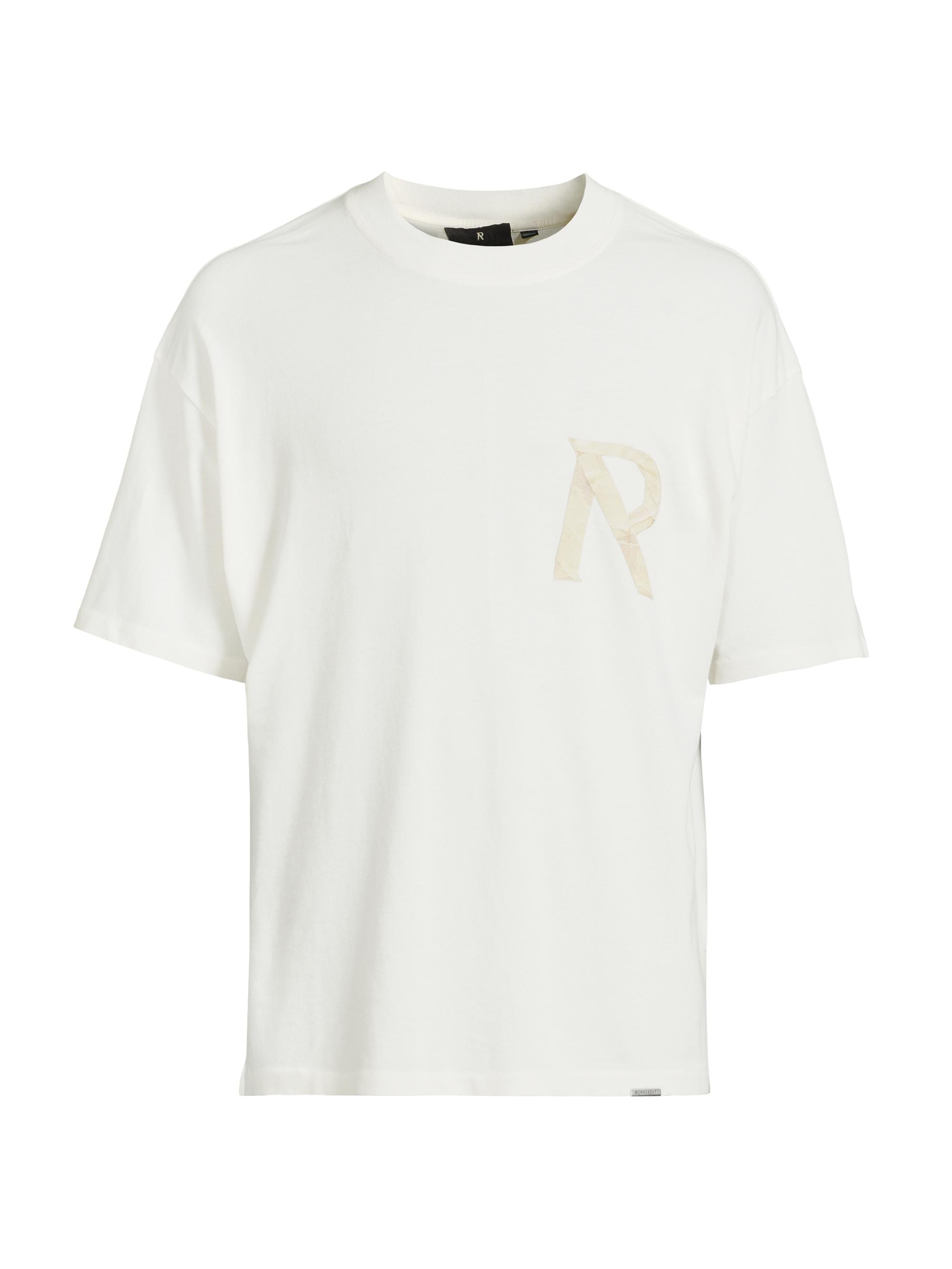 Represent Men's Masking Tape Initial T-Shirt - Flat White