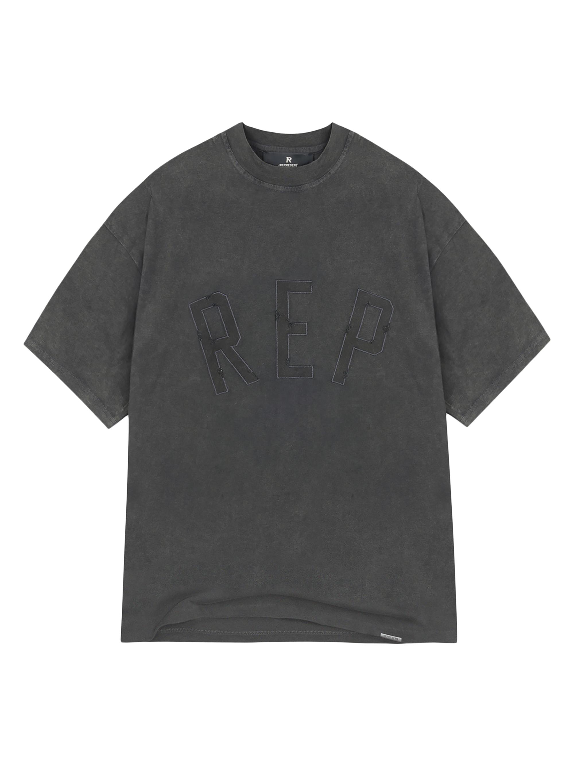 Represent Men's Appliquéd Logo Cotton T-Shirt - Vintage Black