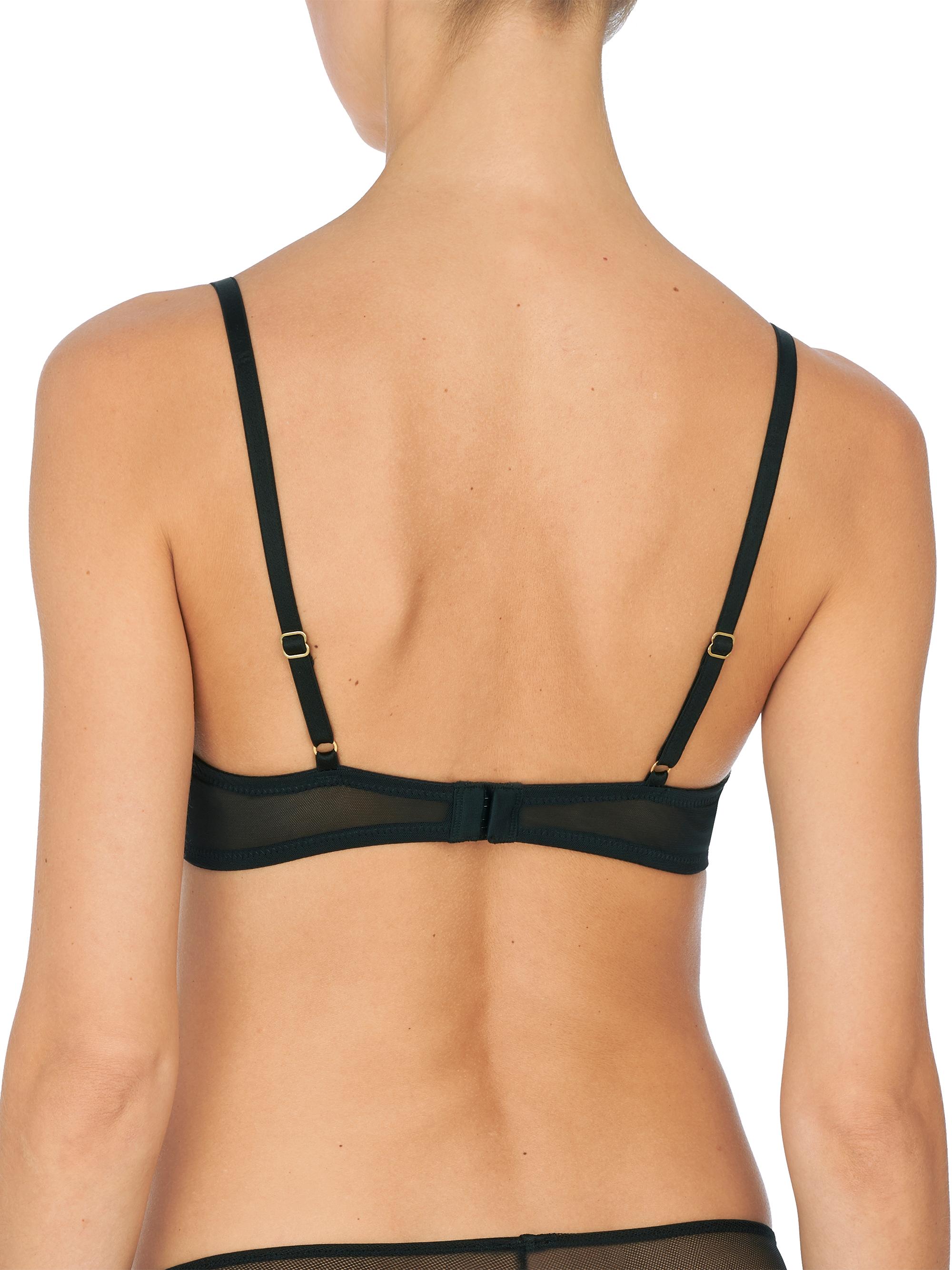 Natori Women's Flora Lace Plunge Bra - Black | Thumbnail 2