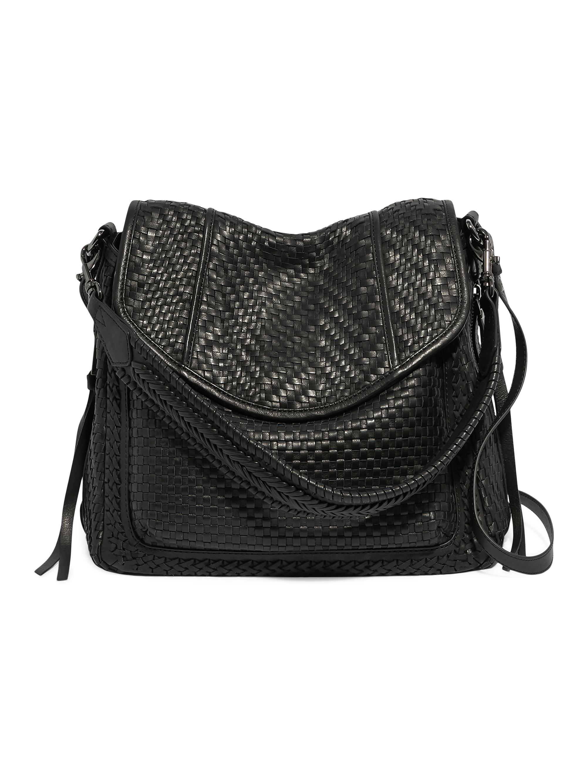 Aimee Kestenberg Women's All For Love Woven Convertible Shoulder Bag - Black
