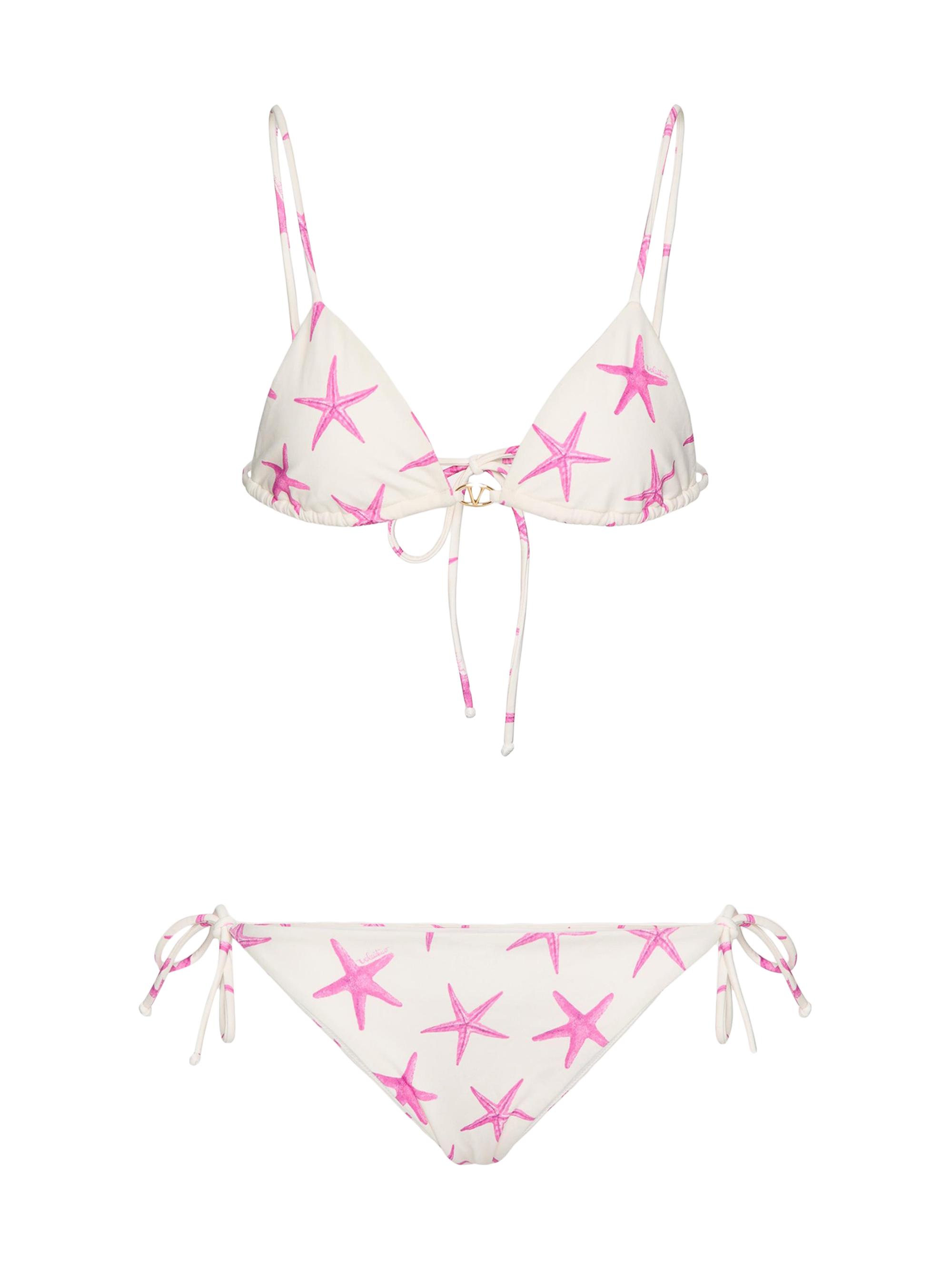 Valentino Garavani Women's Lycra Starfish Bikini -  Pink