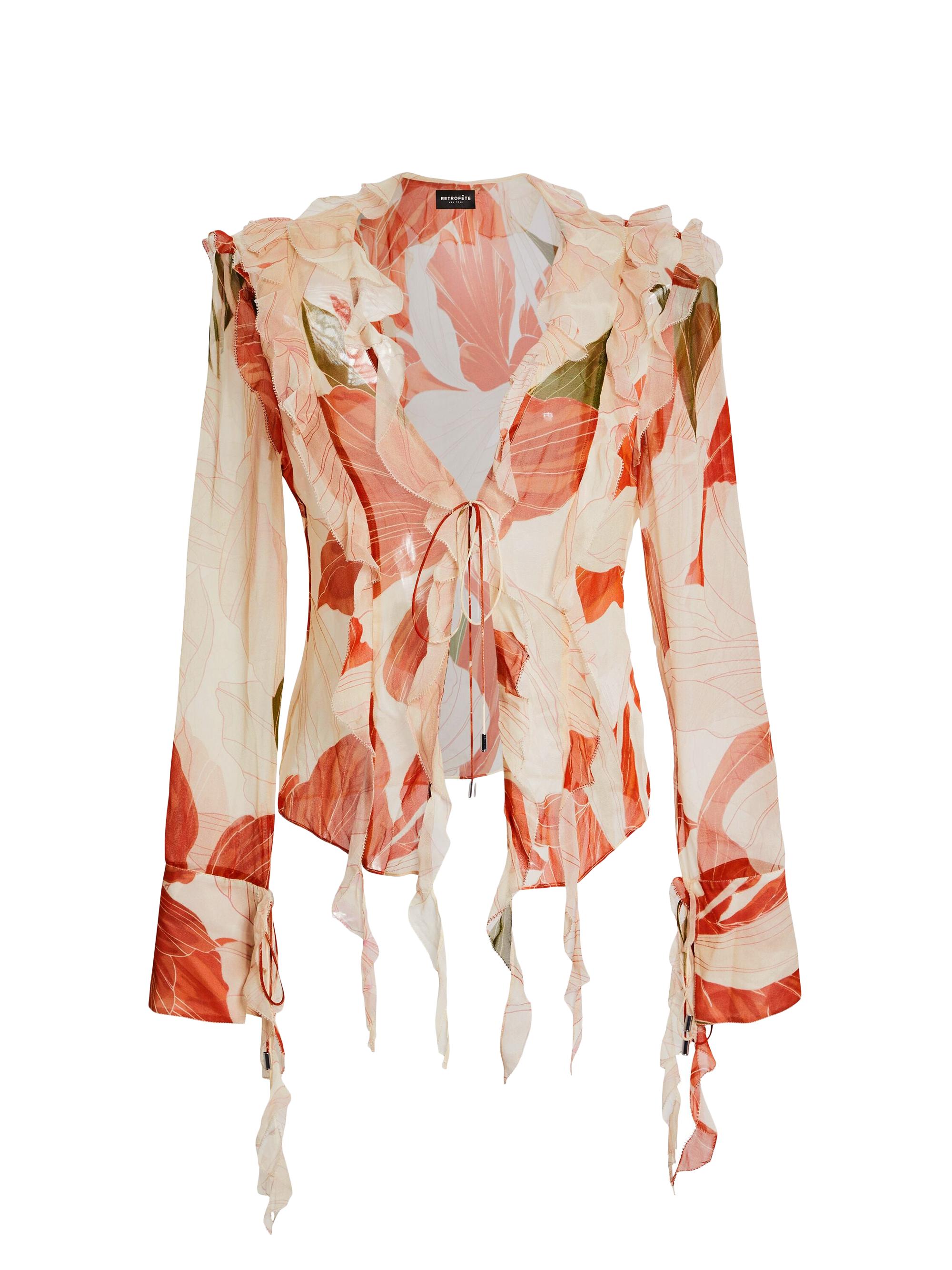 Retrofête Women's Shae Top - Neutral Multicolor