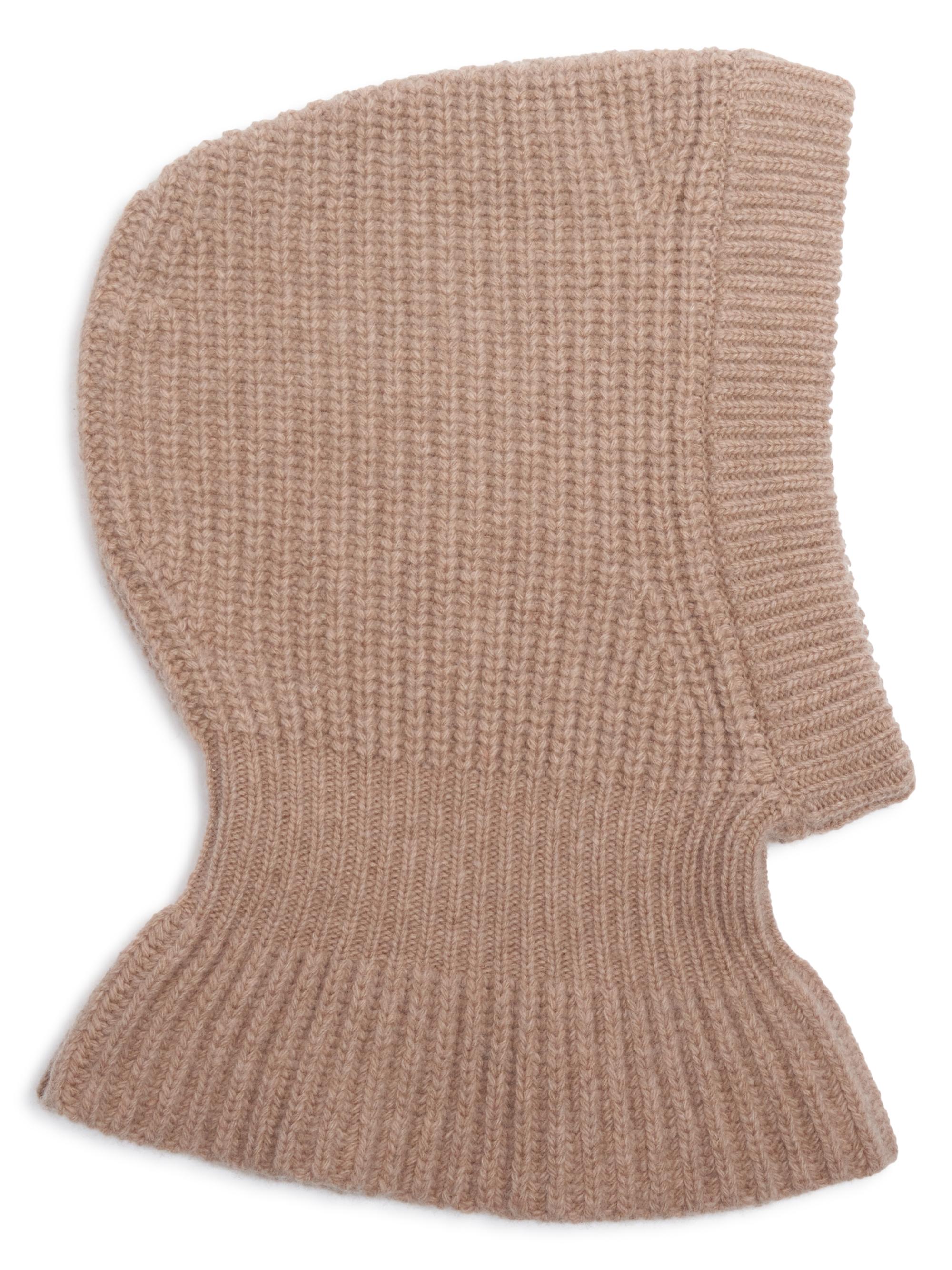 Lemaire Men's Knit Wool Hood - Anthracite Melange